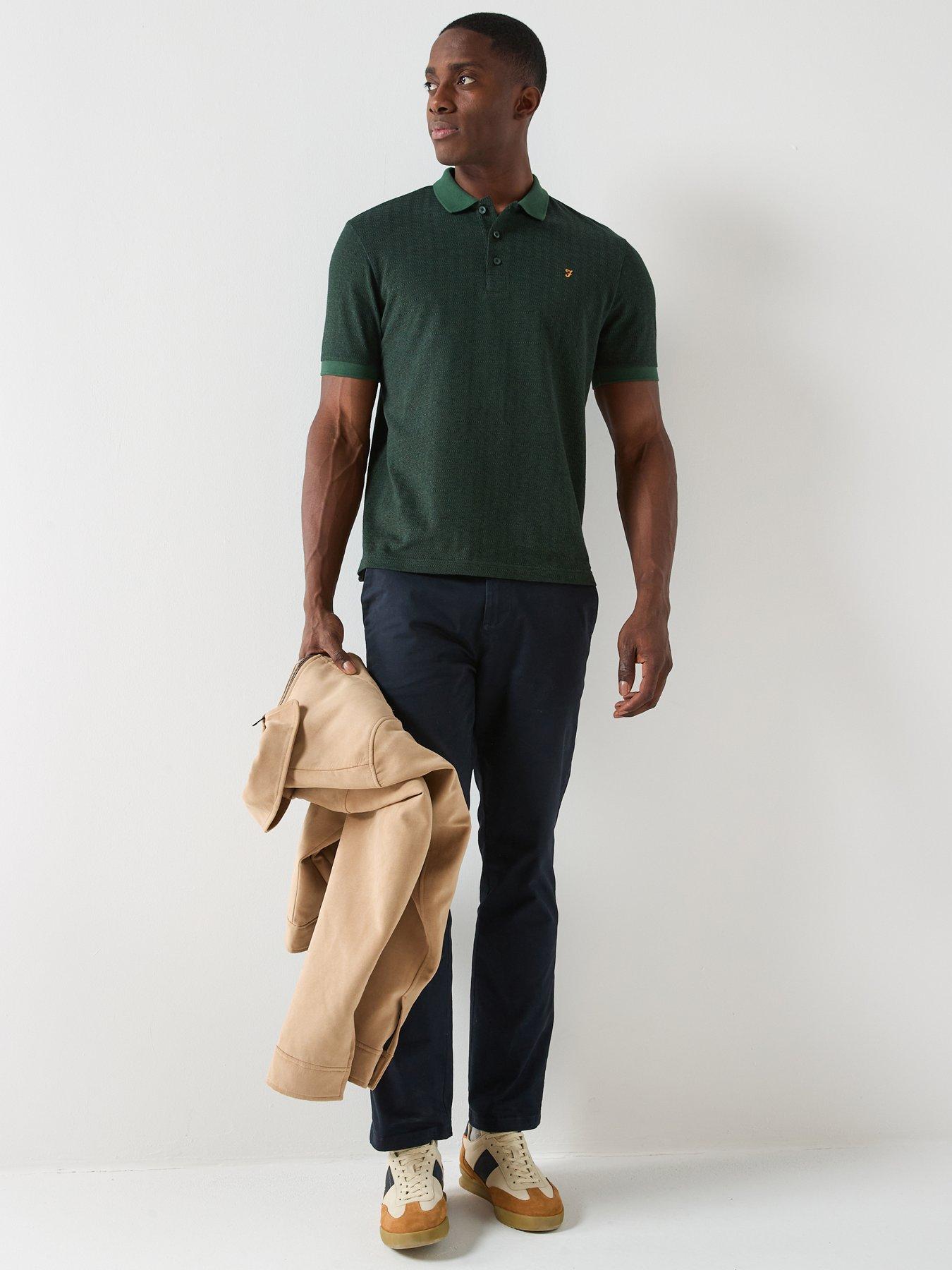 farah-sefton-textured-polo-shirt-greenback