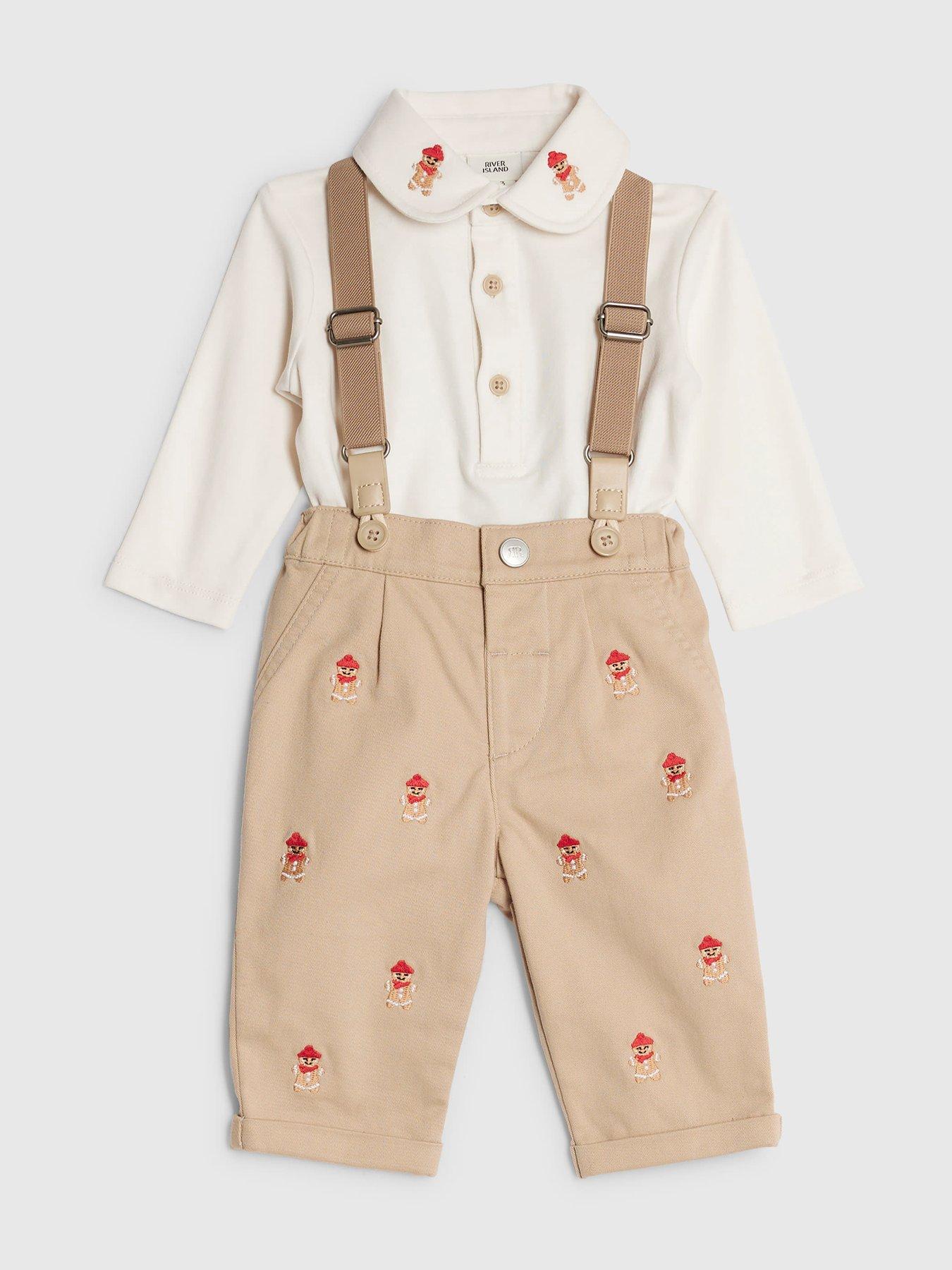 river-island-baby-boys-gingerbread-dungarees-beigeoutfit