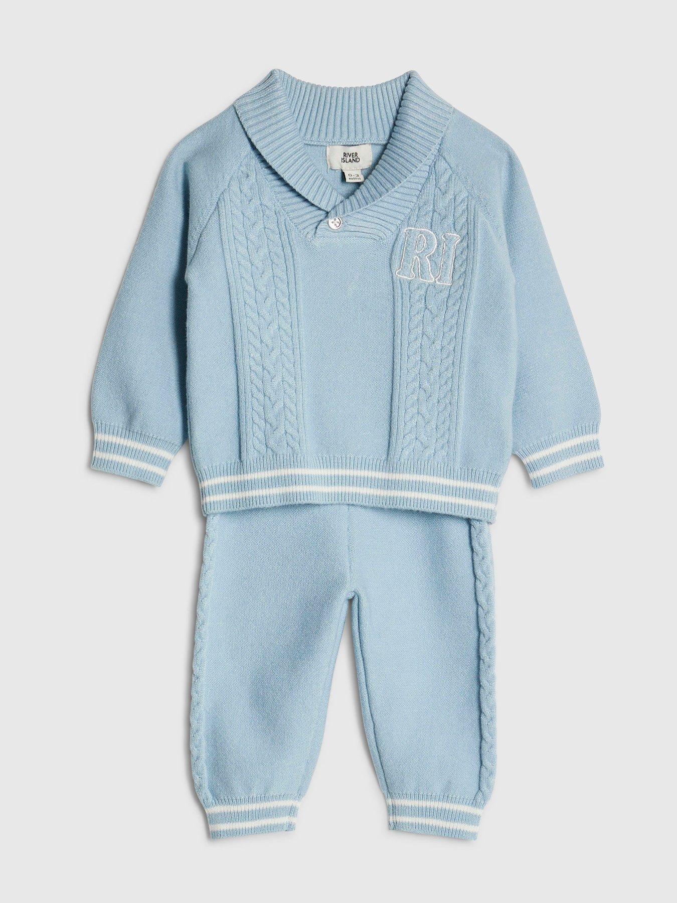 river-island-baby-boys-stripe-shawl-neck-cardigan-set-blueoutfit