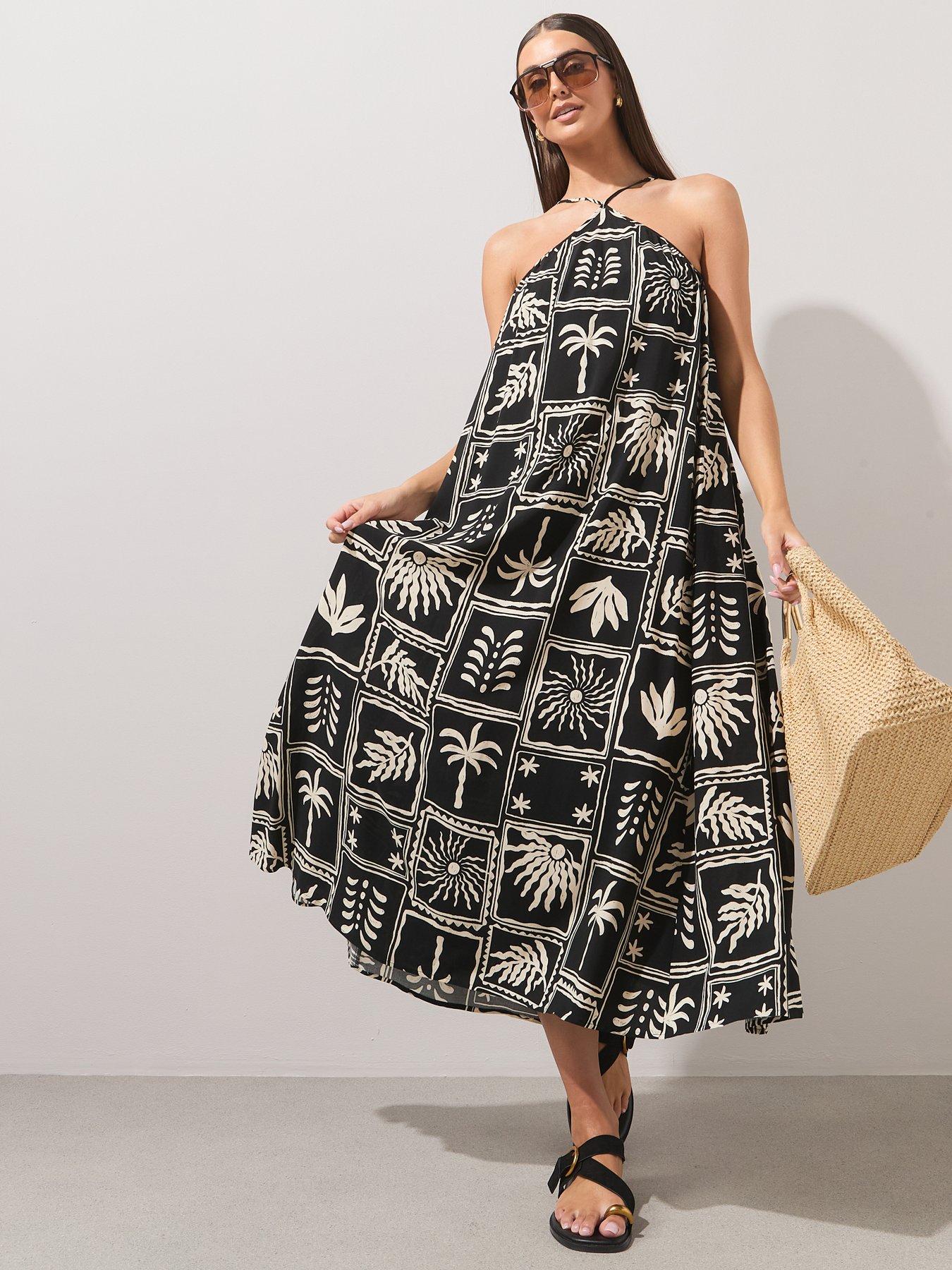 the-very-collection-mono-print-halterneck-dress-multifront