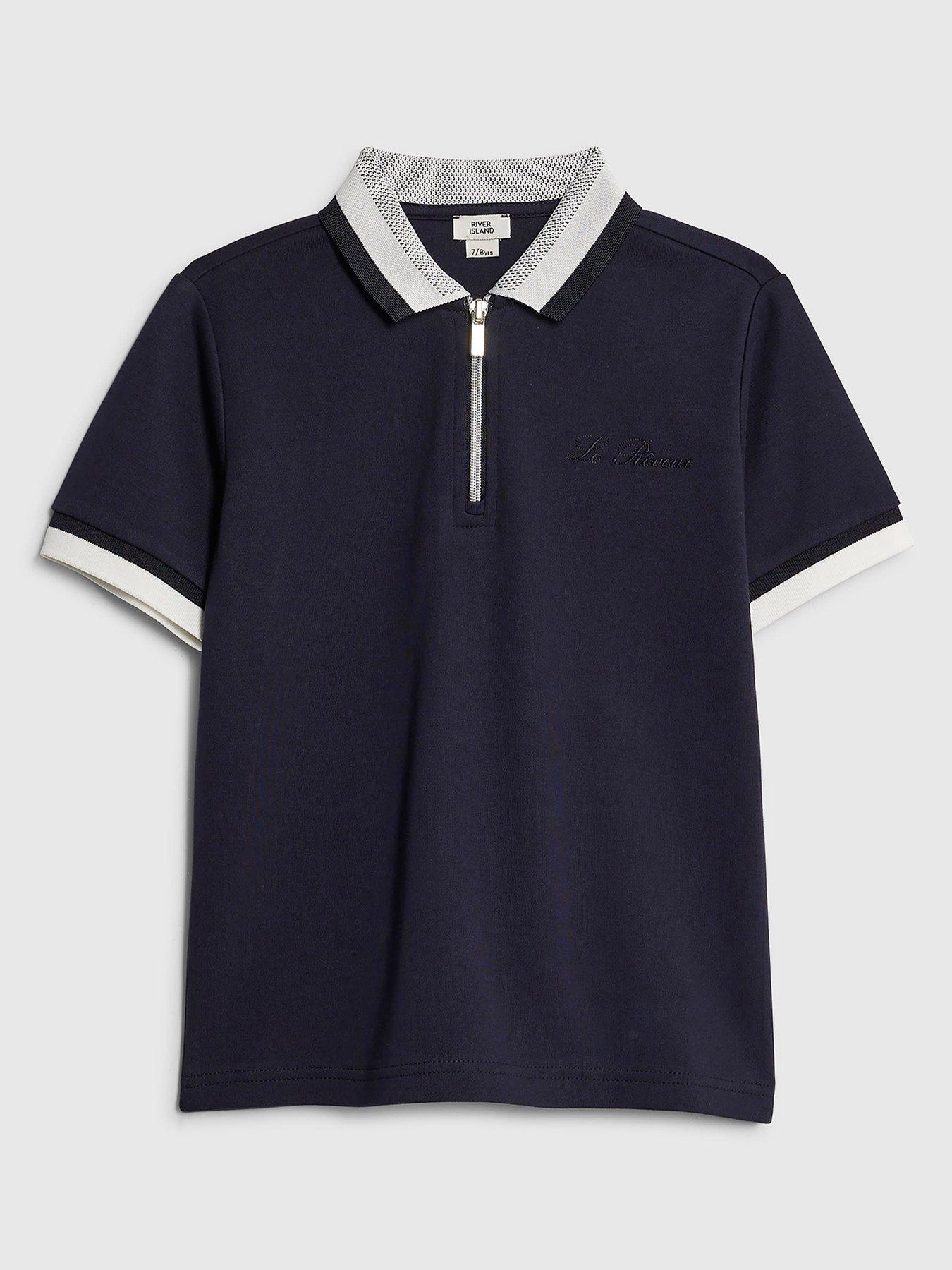 river-island-older-boys-interest-collar-polo-shirt-navy