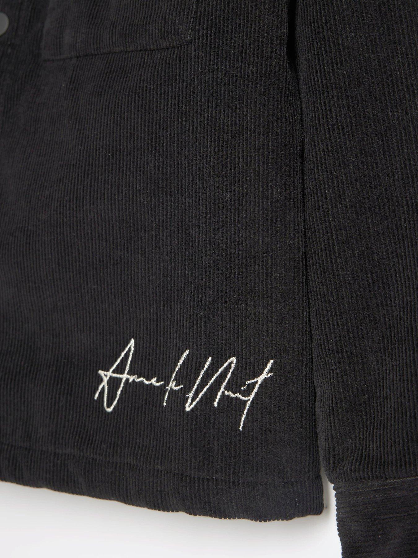 river-island-older-boys-corduroy-lined-back-print-shacket-blackdetail