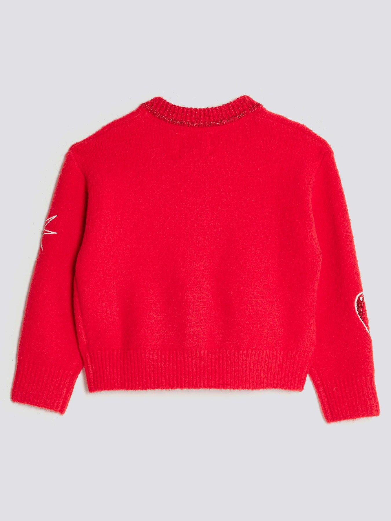 river-island-older-girls-nephthys-doodle-cardigan-redback