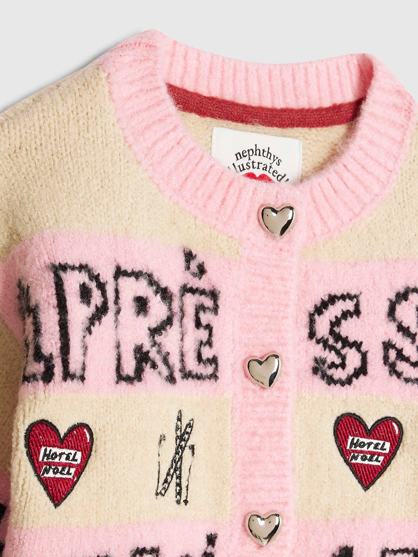 river-island-mini-girls-nephthys-apres-ski-cardigan-pinkdetail