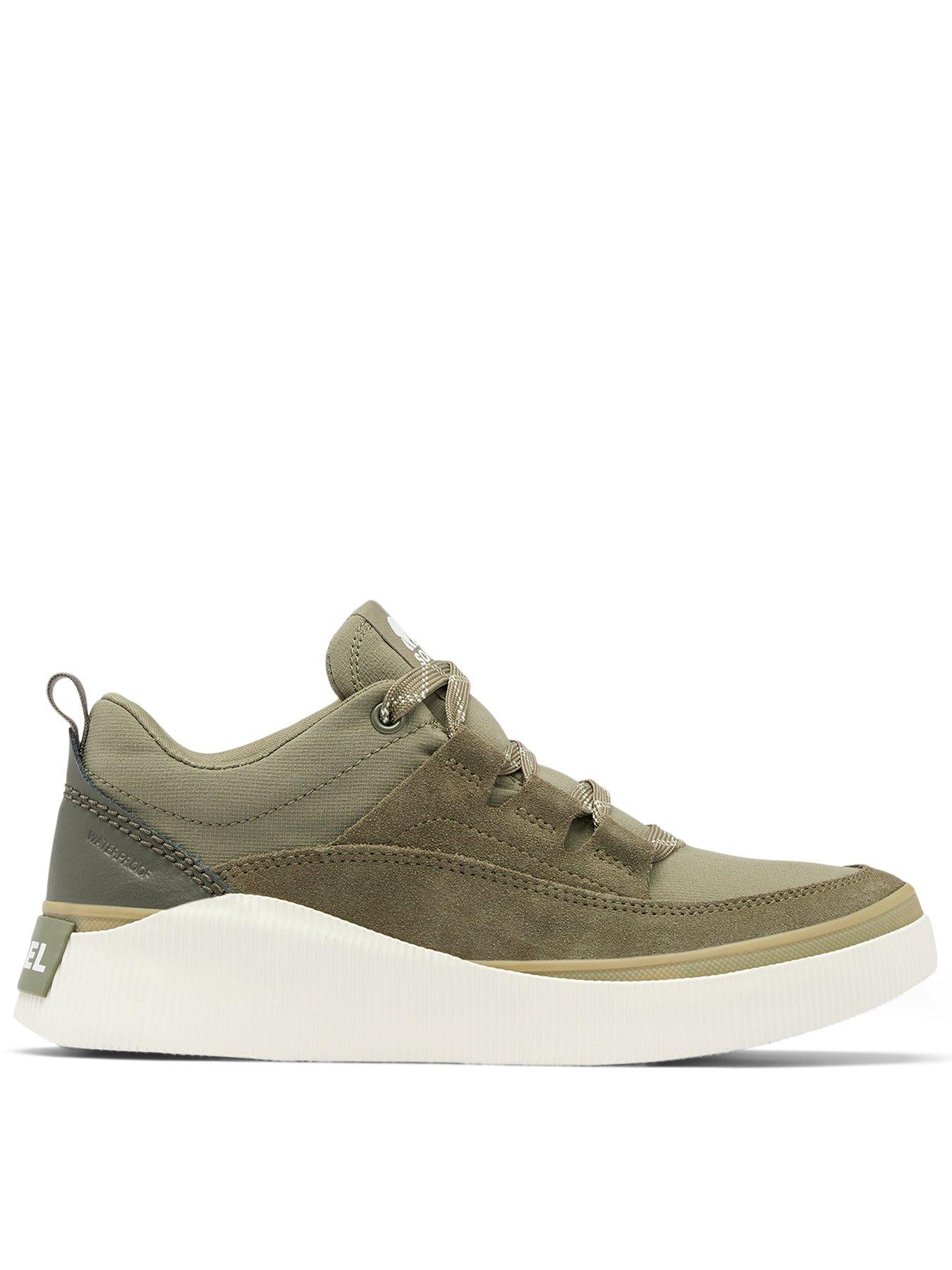Image 1 of 7 of SOREL Womens Out N About Iv Low Waterproof Trainers - Green