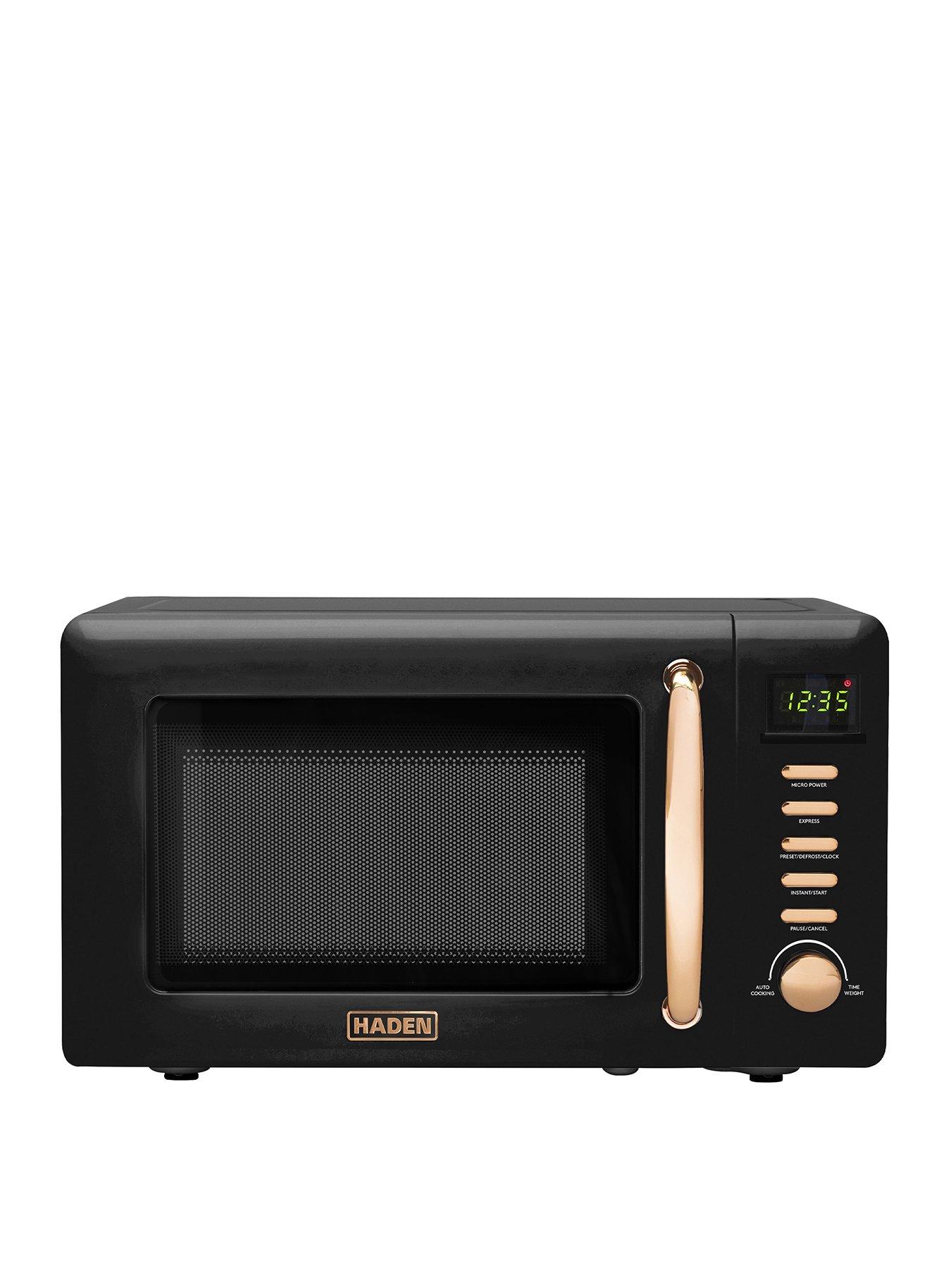 Haden 20L 800w Microwave - Black/Copper