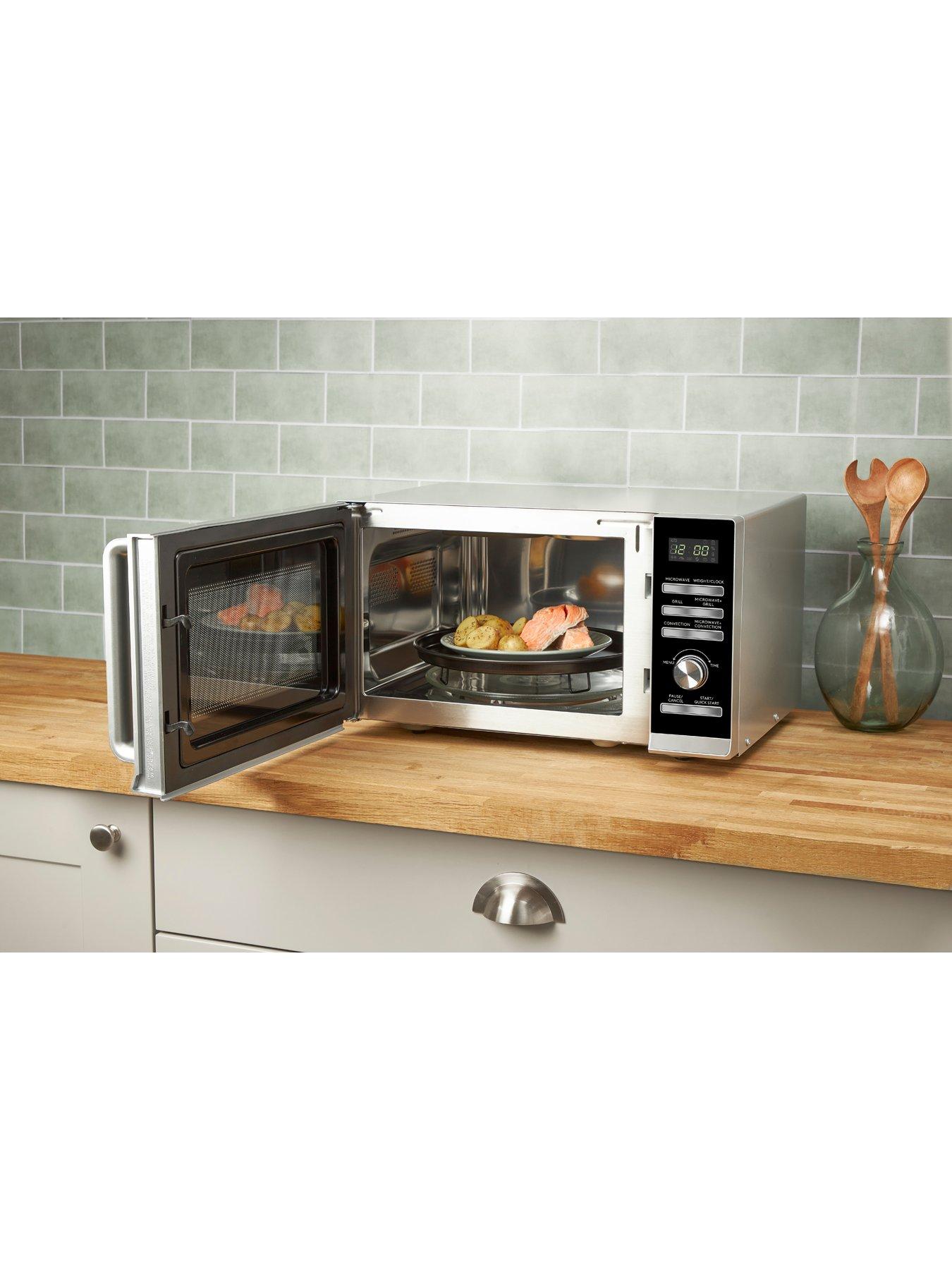 Image 4 of 7 of Haden Haden 25L Silver Combi Microwave