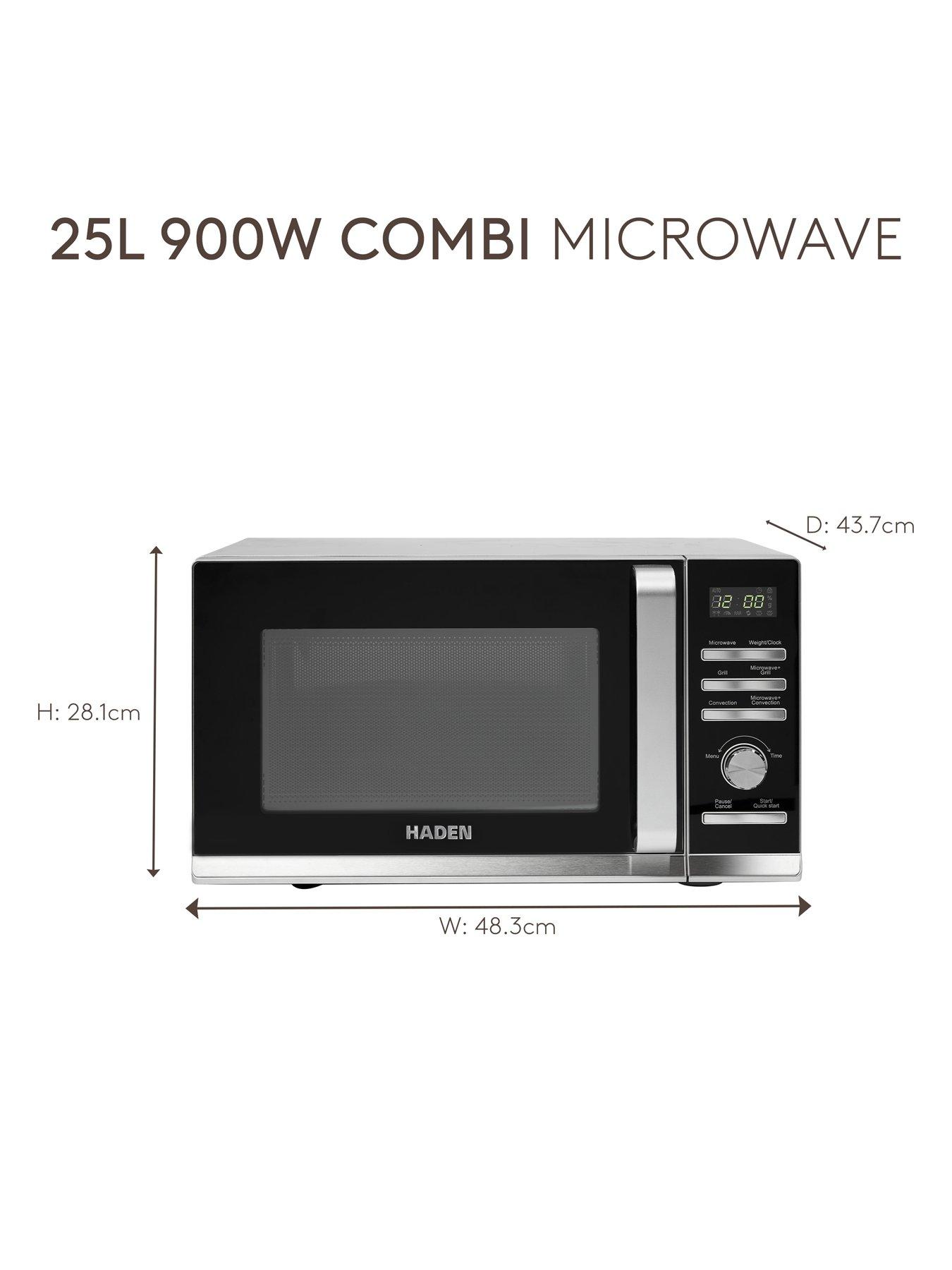 Image 5 of 7 of Haden Haden 25L Silver Combi Microwave