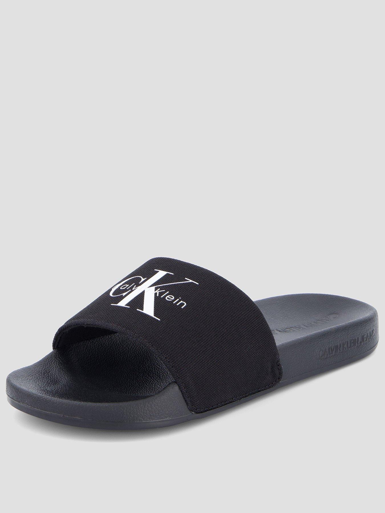 calvin-klein-monogram-sliders-black