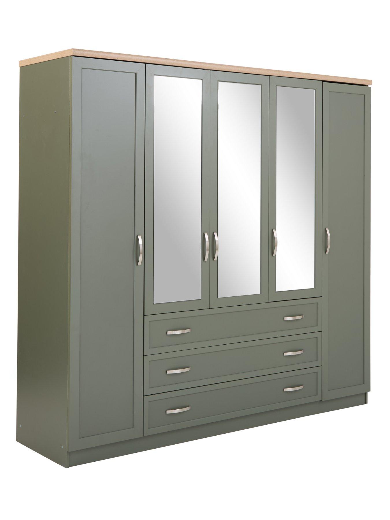the-very-collection-camberley-5-doornbsp3-drawer-mirrored-wardrobeback