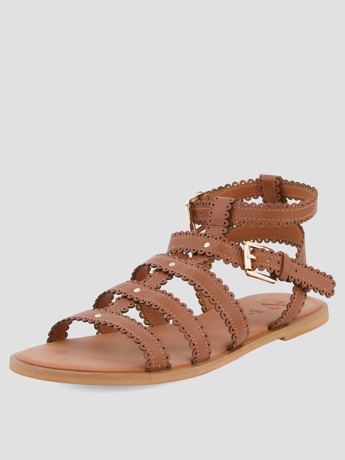 the-very-collection-scalloped-gladiator-sandals-brownstillFront