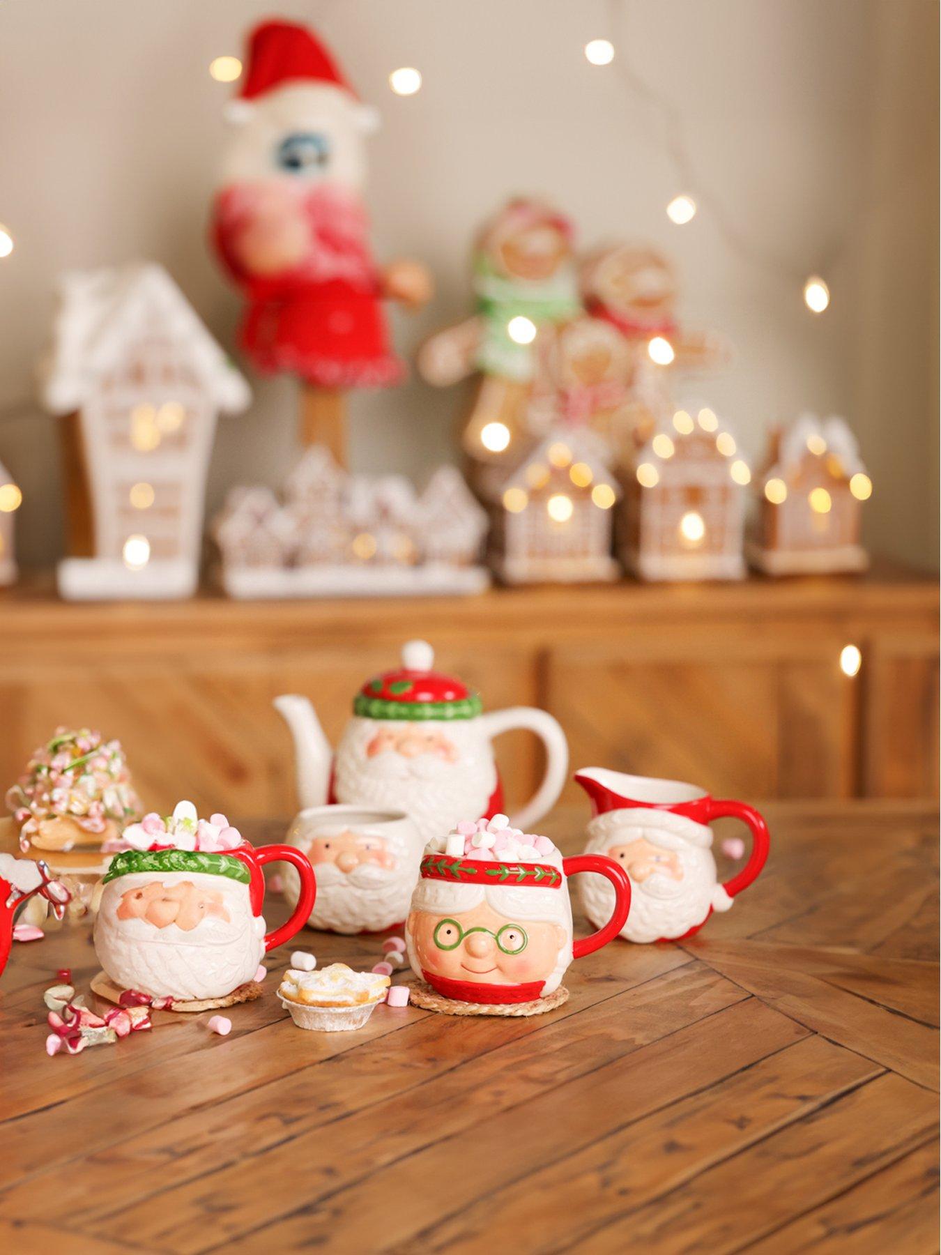 The Christmas Gift Co Santa & Friends Ceramic Nordic Mug - Mrs Claus