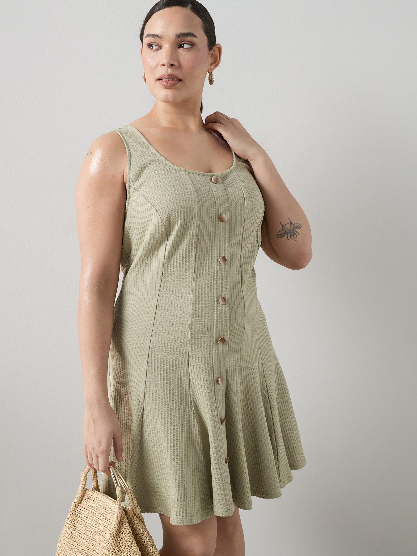 Dresses | Plus Size | The Very Collection | Holiday | Green | 14 |  Sleeveless | Women | Very