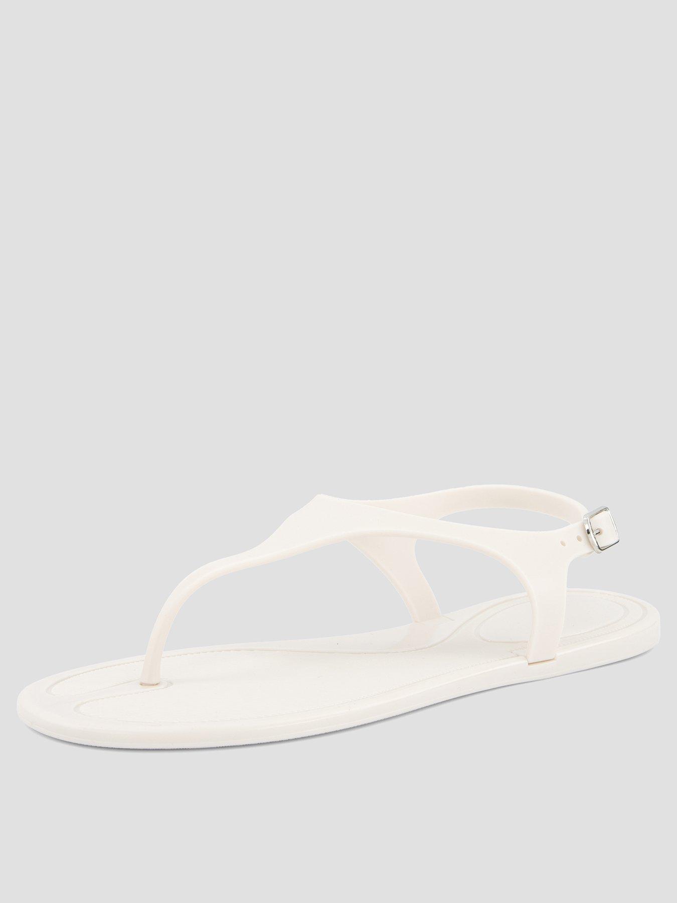 Image 1 of 6 of The Very Collection Toe Post Jelly - Beige