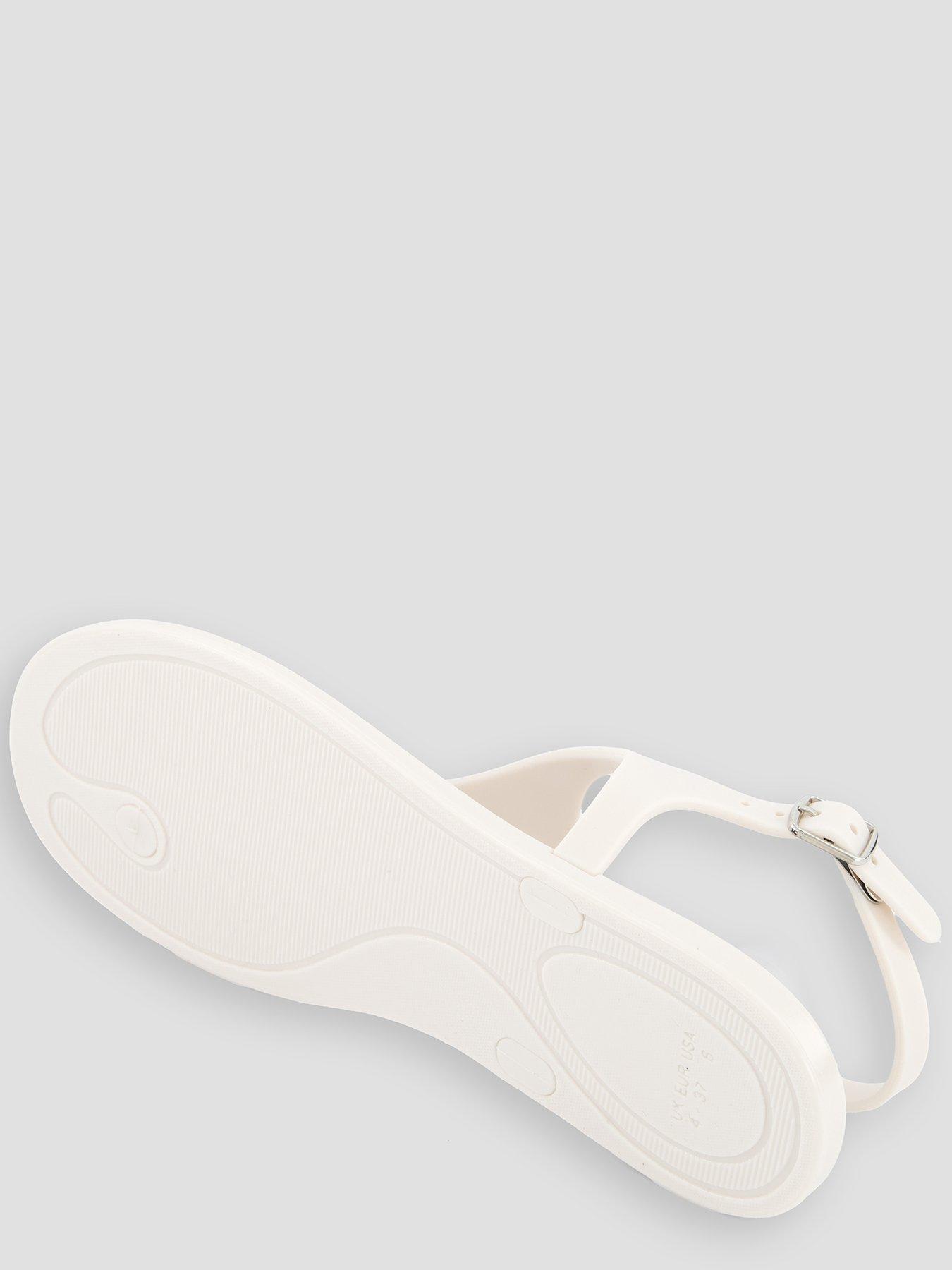 Image 4 of 6 of The Very Collection Toe Post Jelly - Beige