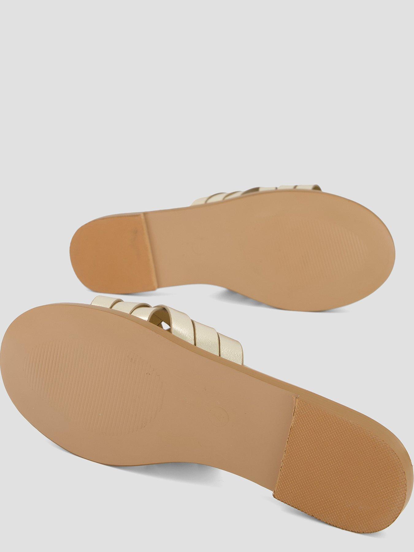 Image 4 of 7 of The Very Collection Wide Fit Strappy Slider