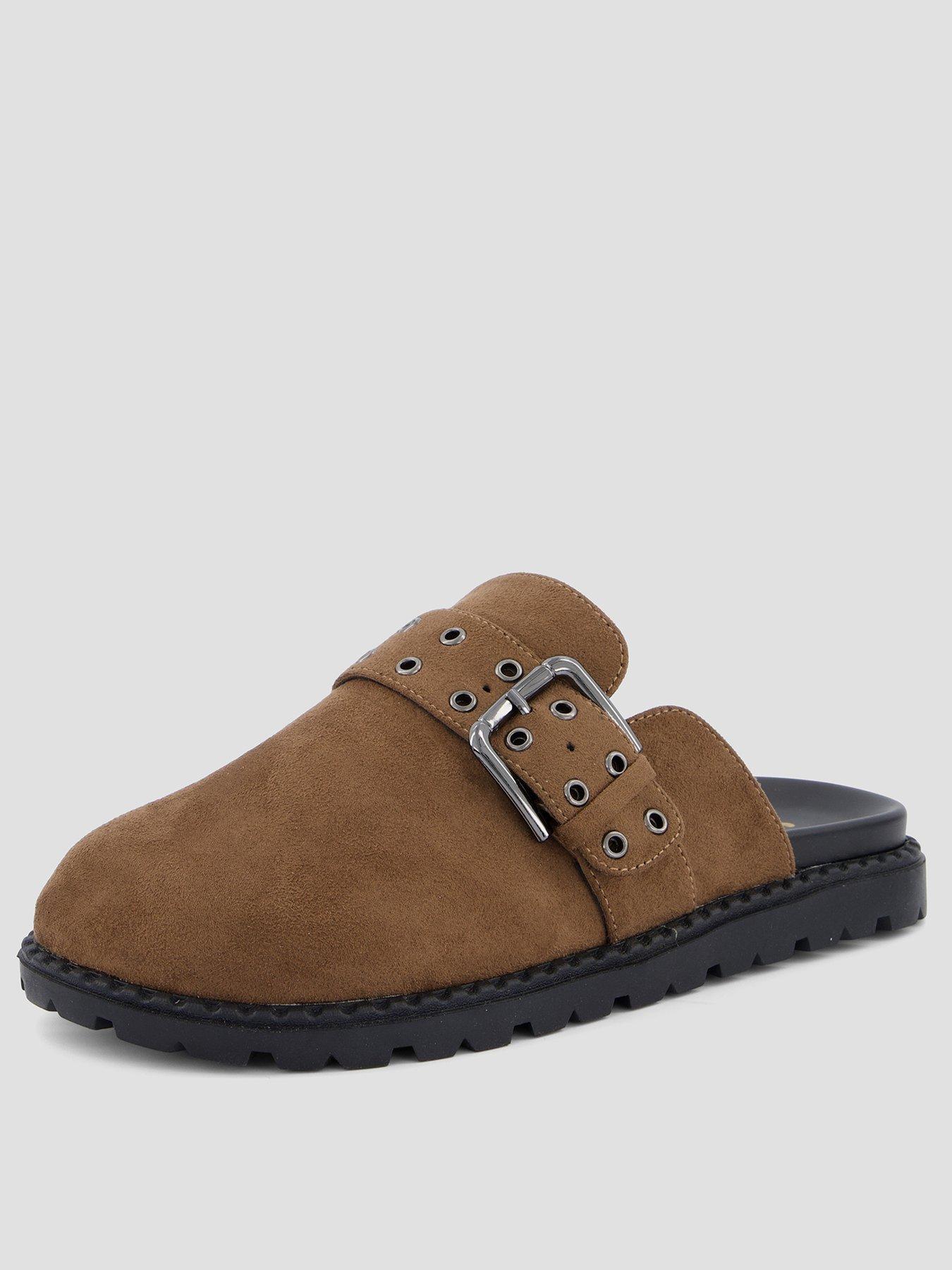 the-very-collection-extra-wide-fit-clog-taupestillFront