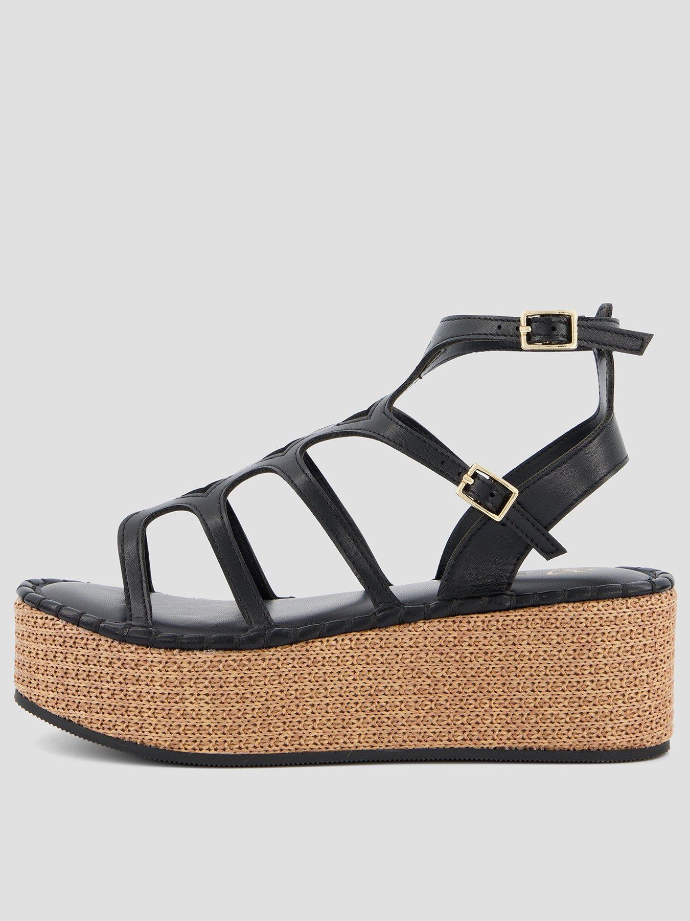 the-very-collection-wide-fit-gladiator-wedge-sandal-blackfront