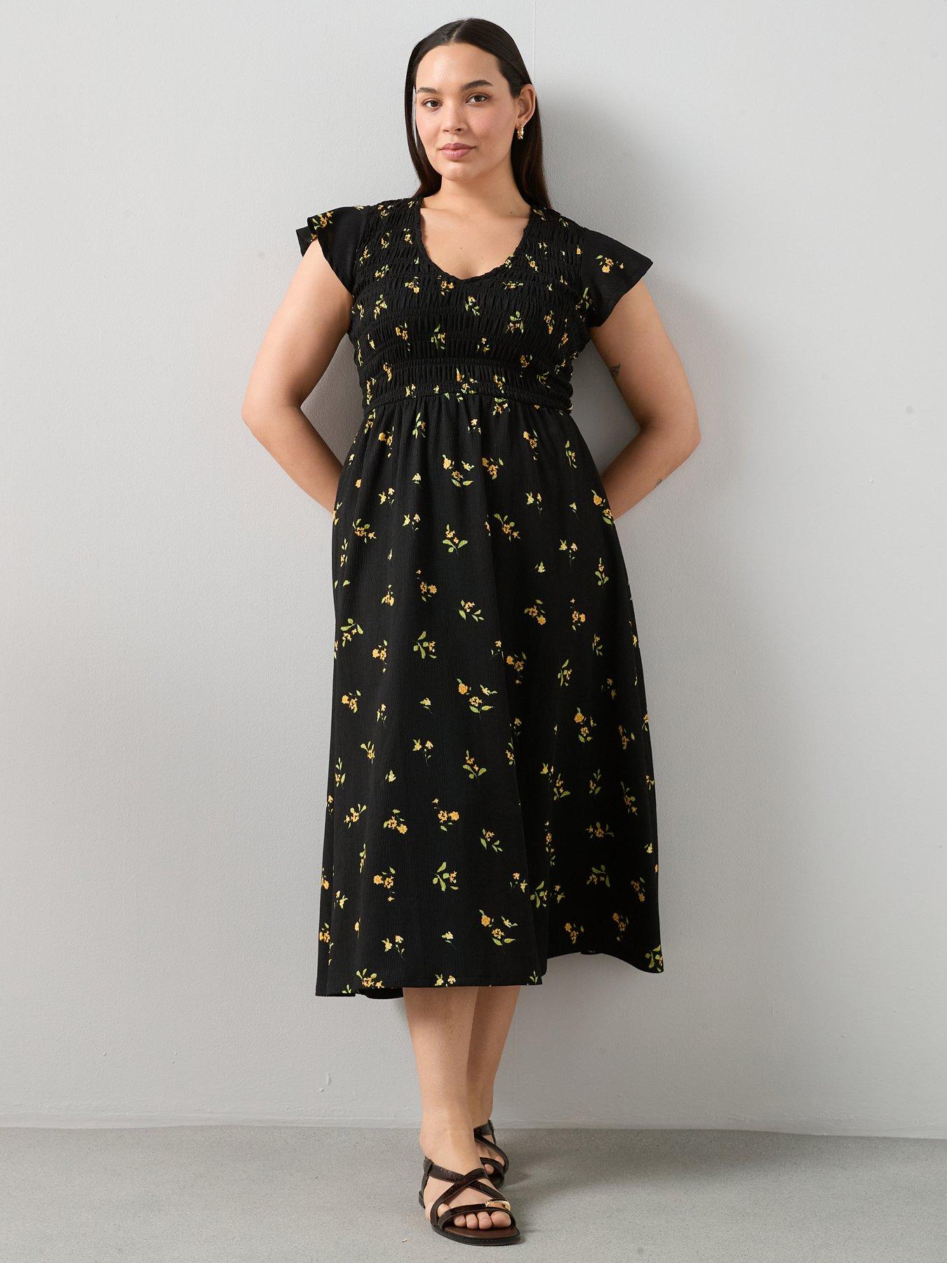 the-very-collection-curve-printed-stretch-midi-dressfront