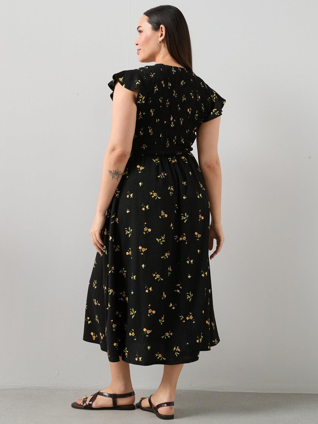 the-very-collection-curve-printed-stretch-midi-dressstillFront