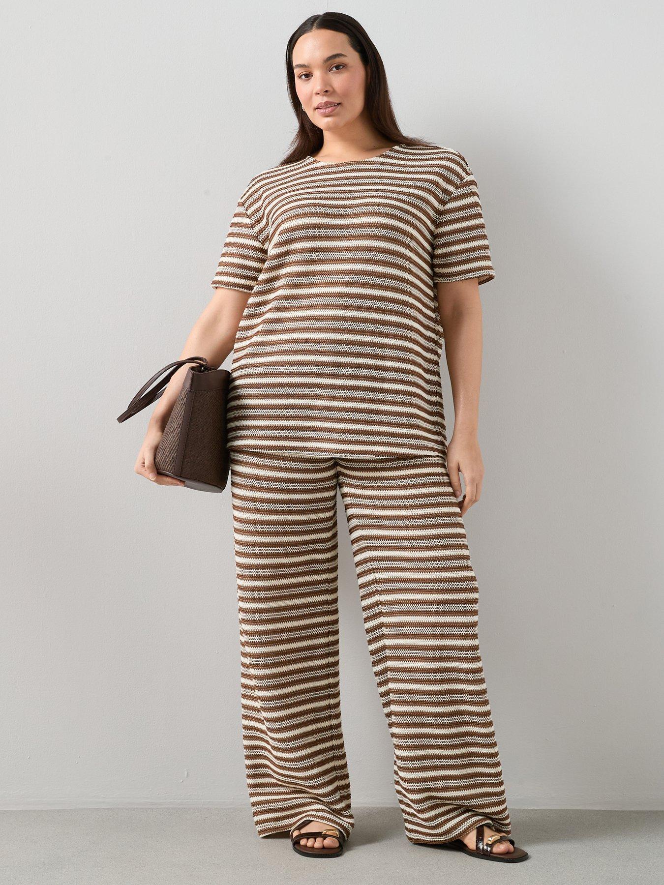 the-very-collection-curve-stripe-crochet-trouserfront