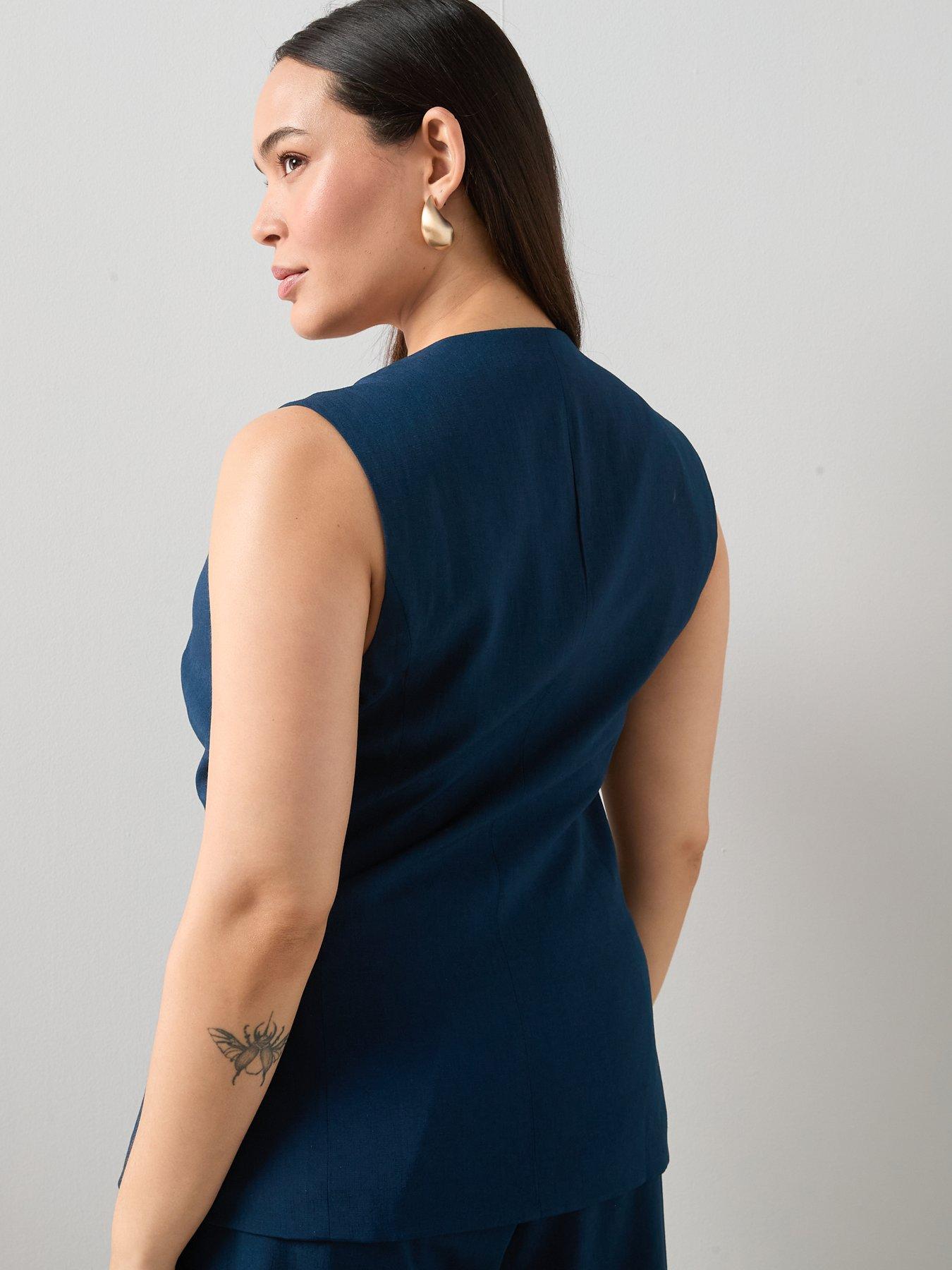 the-very-collection-curve-button-through-waistcoat-co-ordstillFront