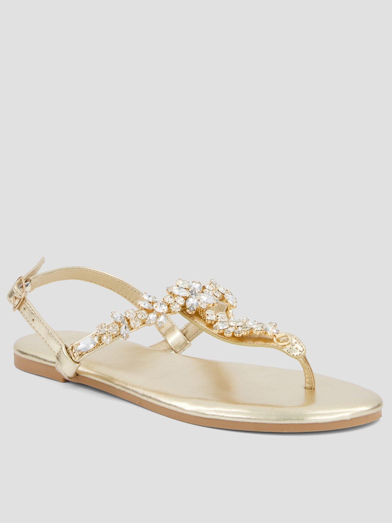 the-very-collection-wide-fit-embellished-toe-post-leather-sandal-gold