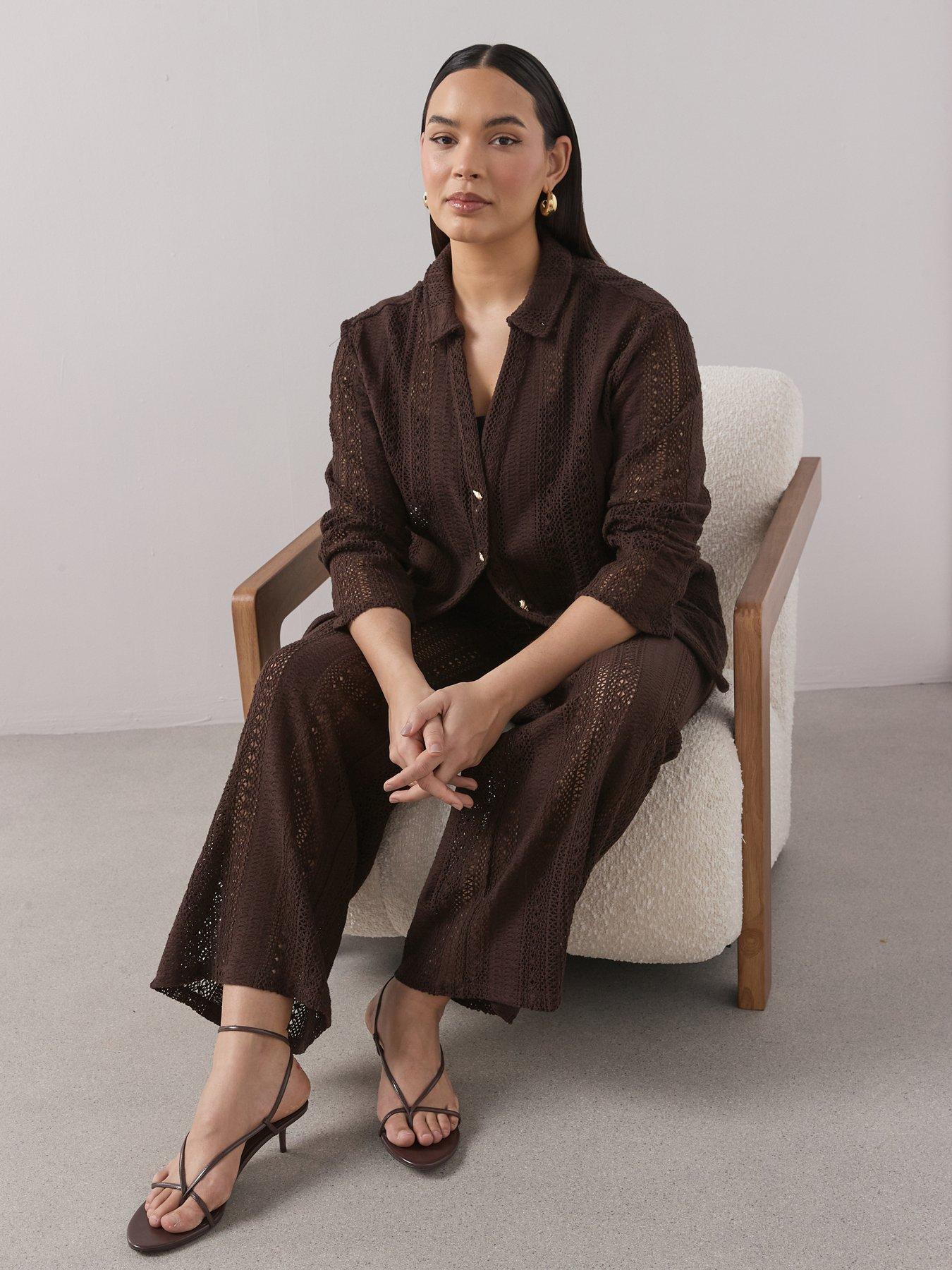 the-very-collection-curve-crochet-trouser-co-ord-brownoutfit