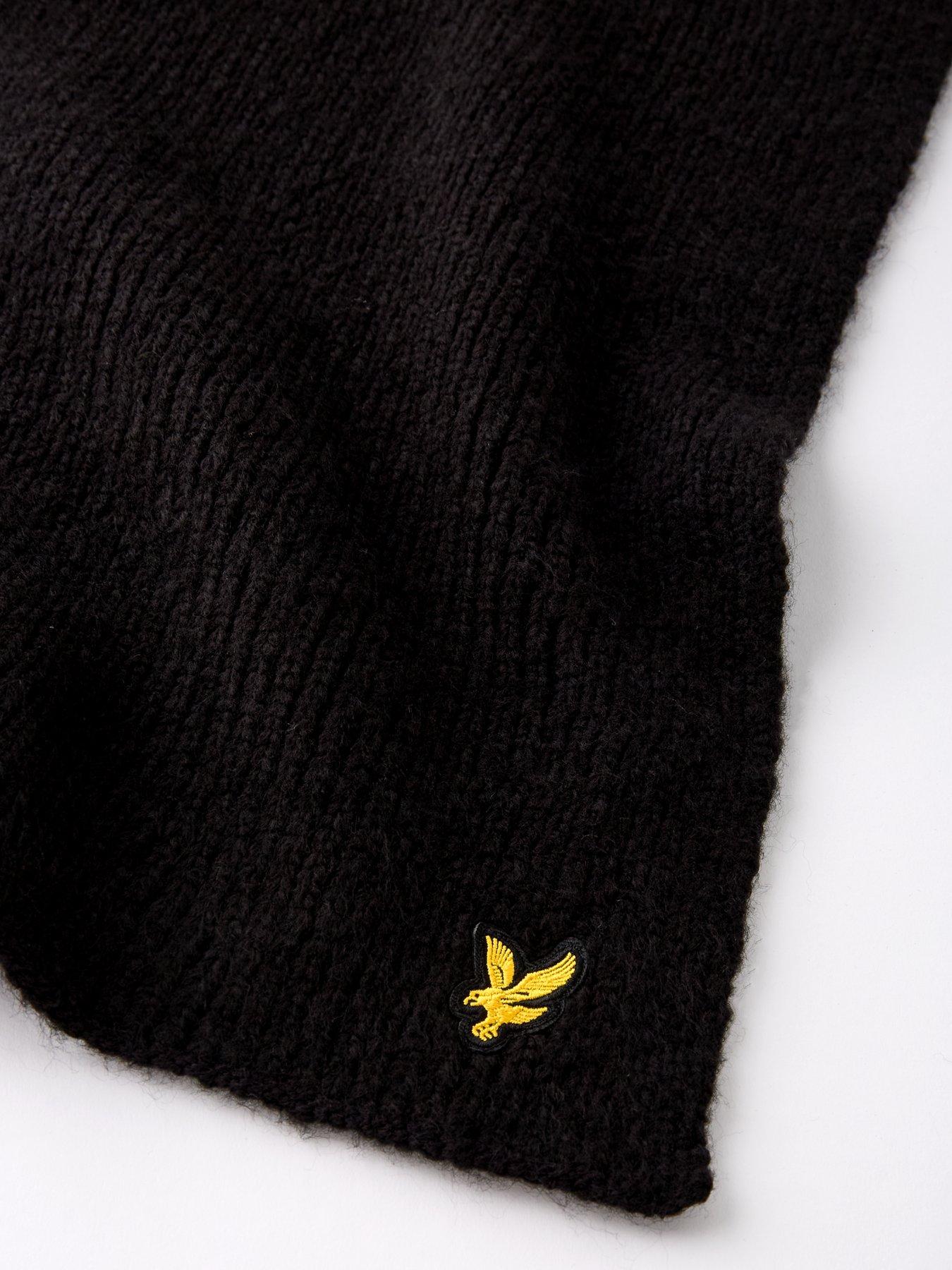 lyle-scott-brushed-scarf-and-beanie-set-blackoutfit