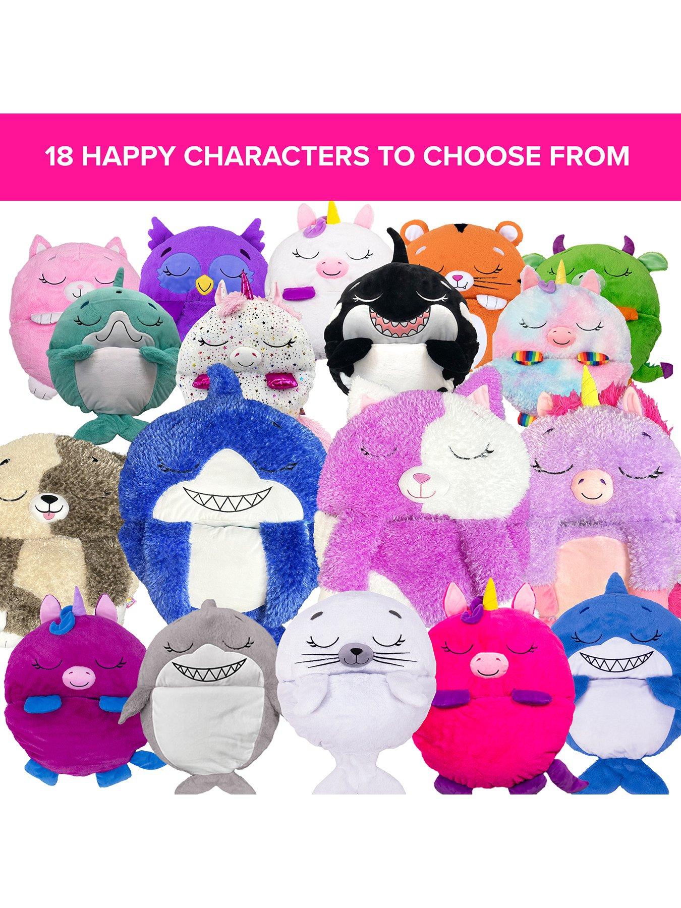 Image 7 of 8 of Happy Nappers Happy Nappers Purple White Cat (Large) Series 4