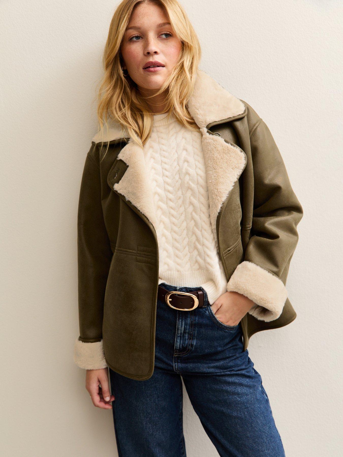 new-look-contrast-trim-bonded-jacket-greenoutfit