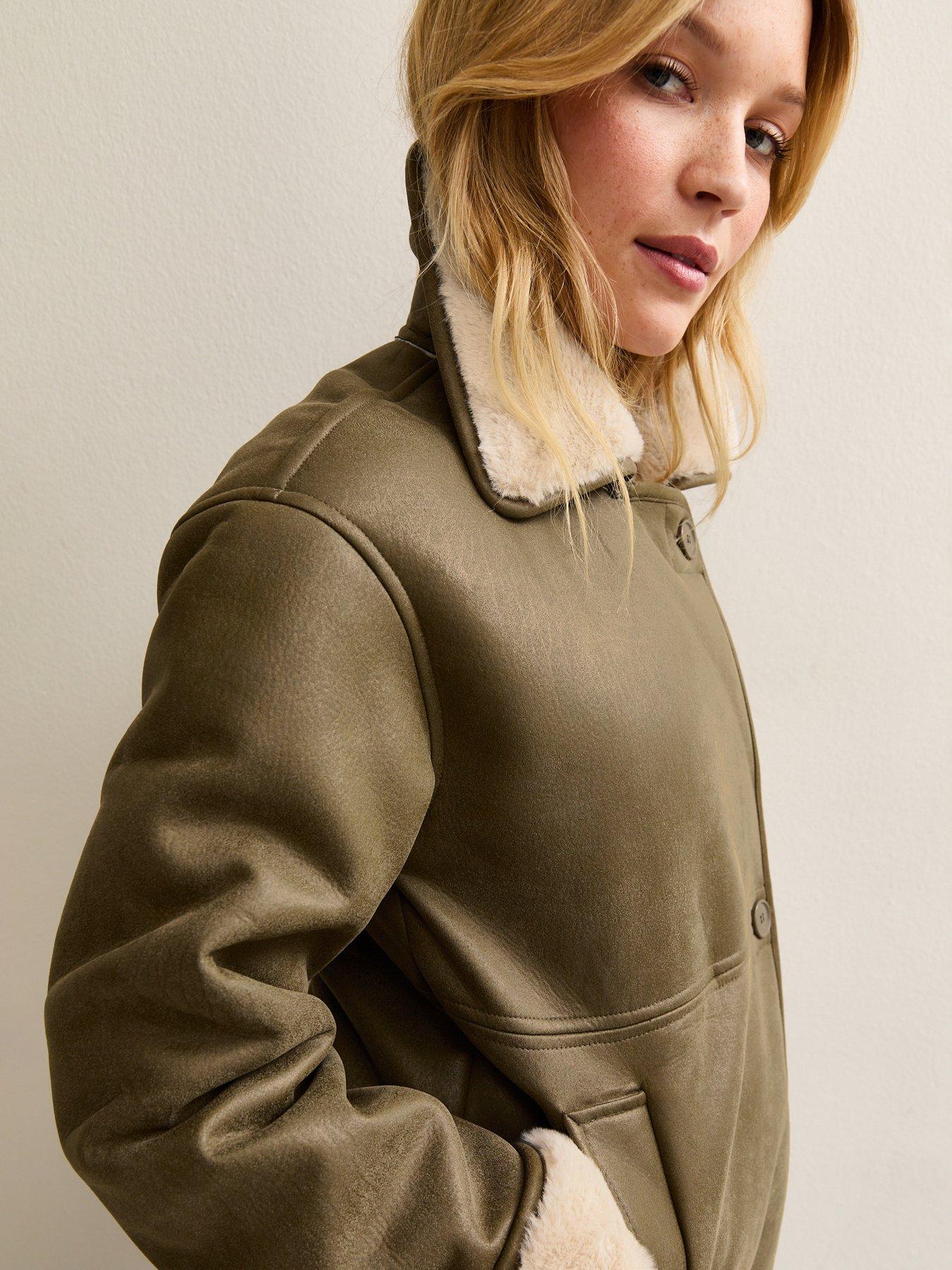 new-look-contrast-trim-bonded-jacket-greendetail