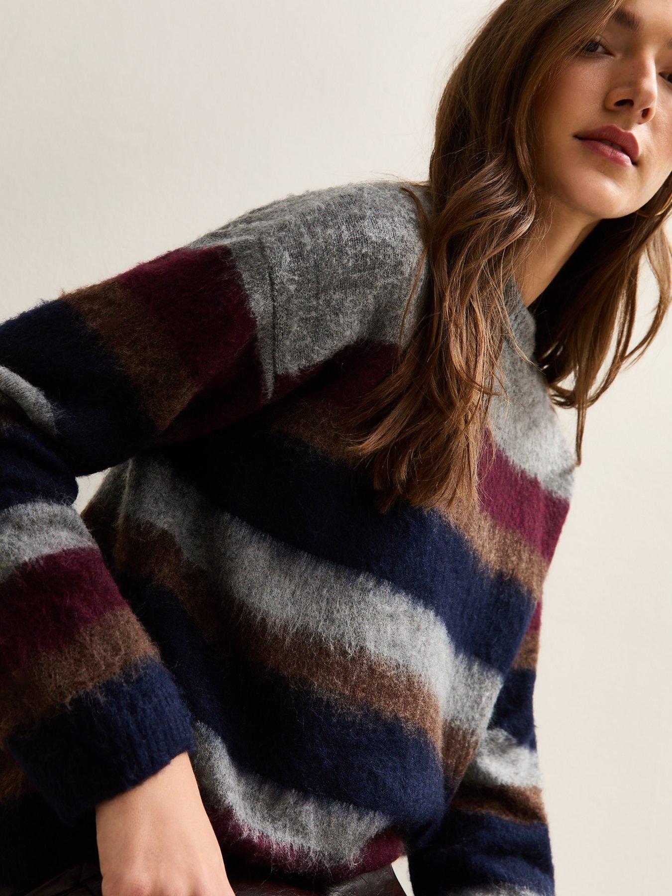 new-look-brushed-stripe-jumper-greyoutfit