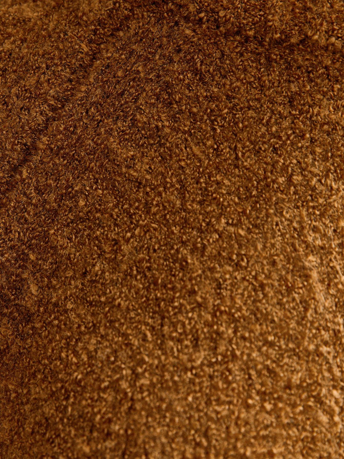 Image 4 of 5 of New Look Wide Sleeve Raglan Jumper - Brown