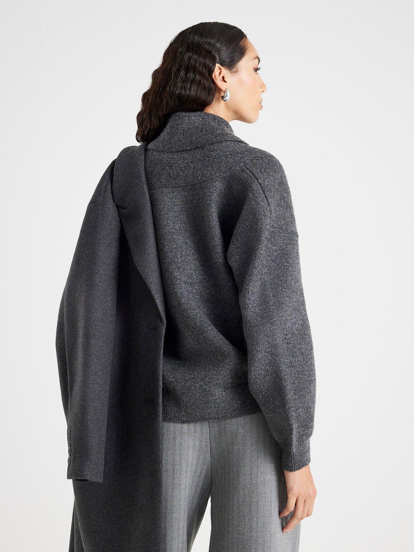 river-island-batwing-collar-cardigan-greystillFront