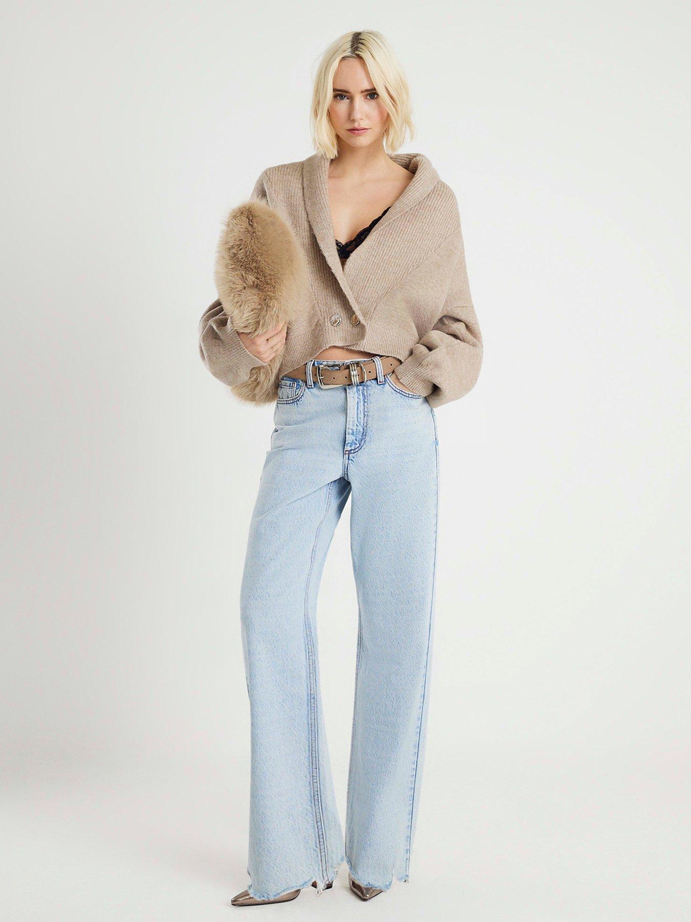 river-island-batwing-collar-cardigan-beigeback