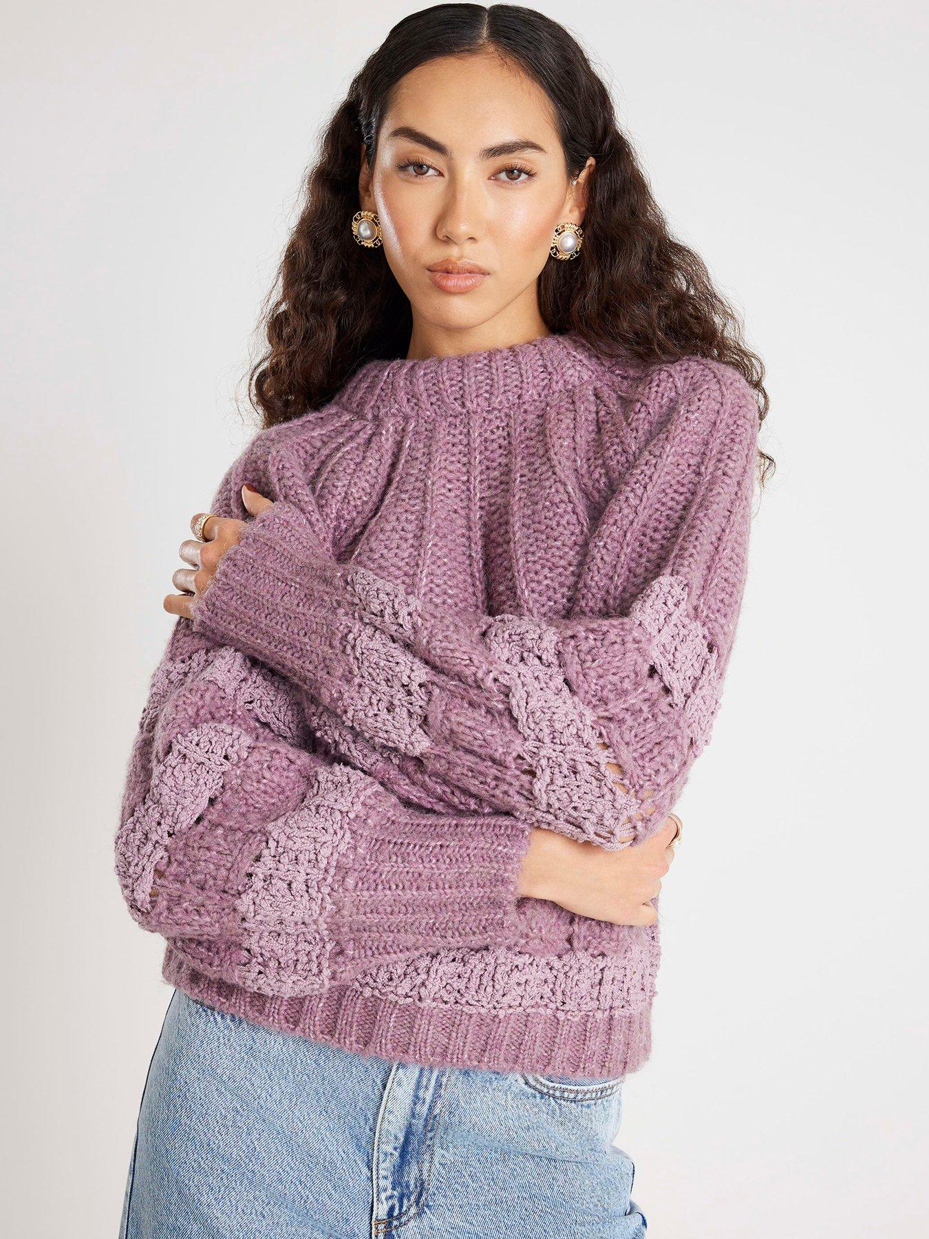 river-island-pointelle-bow-back-jumper-purplefront