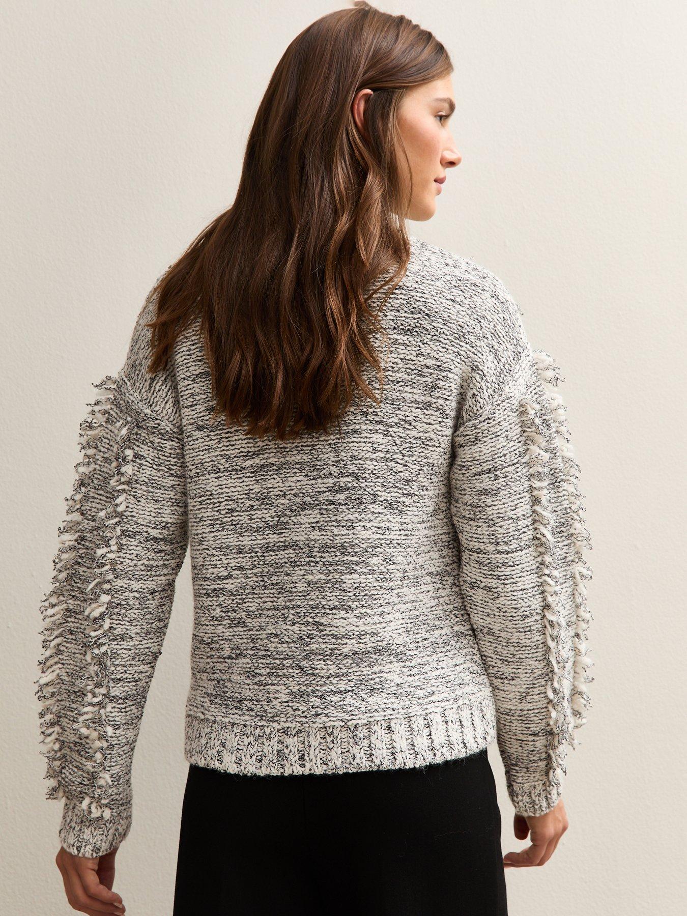 new-look-grey-fringe-trim-high-neck-jumperstillFront
