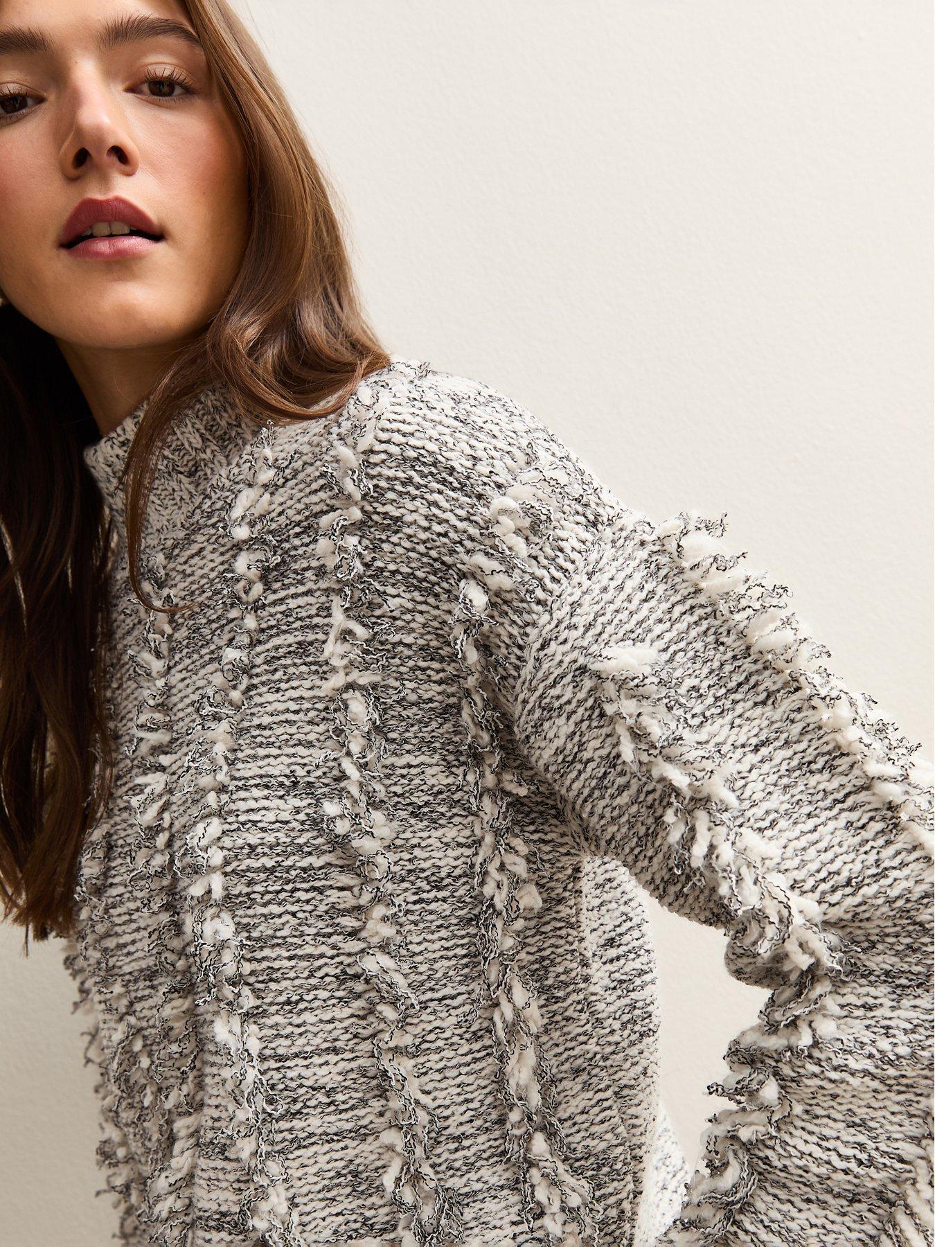 new-look-grey-fringe-trim-high-neck-jumperoutfit
