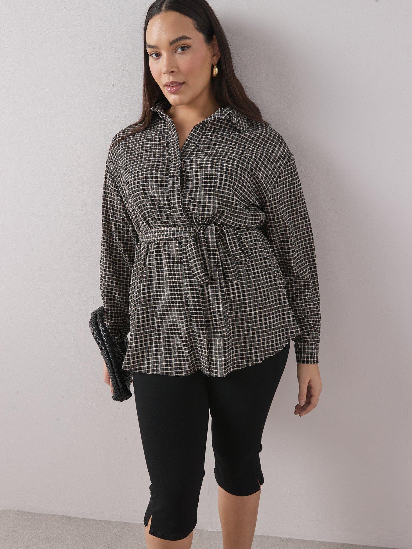Image 3 of 6 of The Very Collection Curve Curve Elasticated Waist Capri Jean