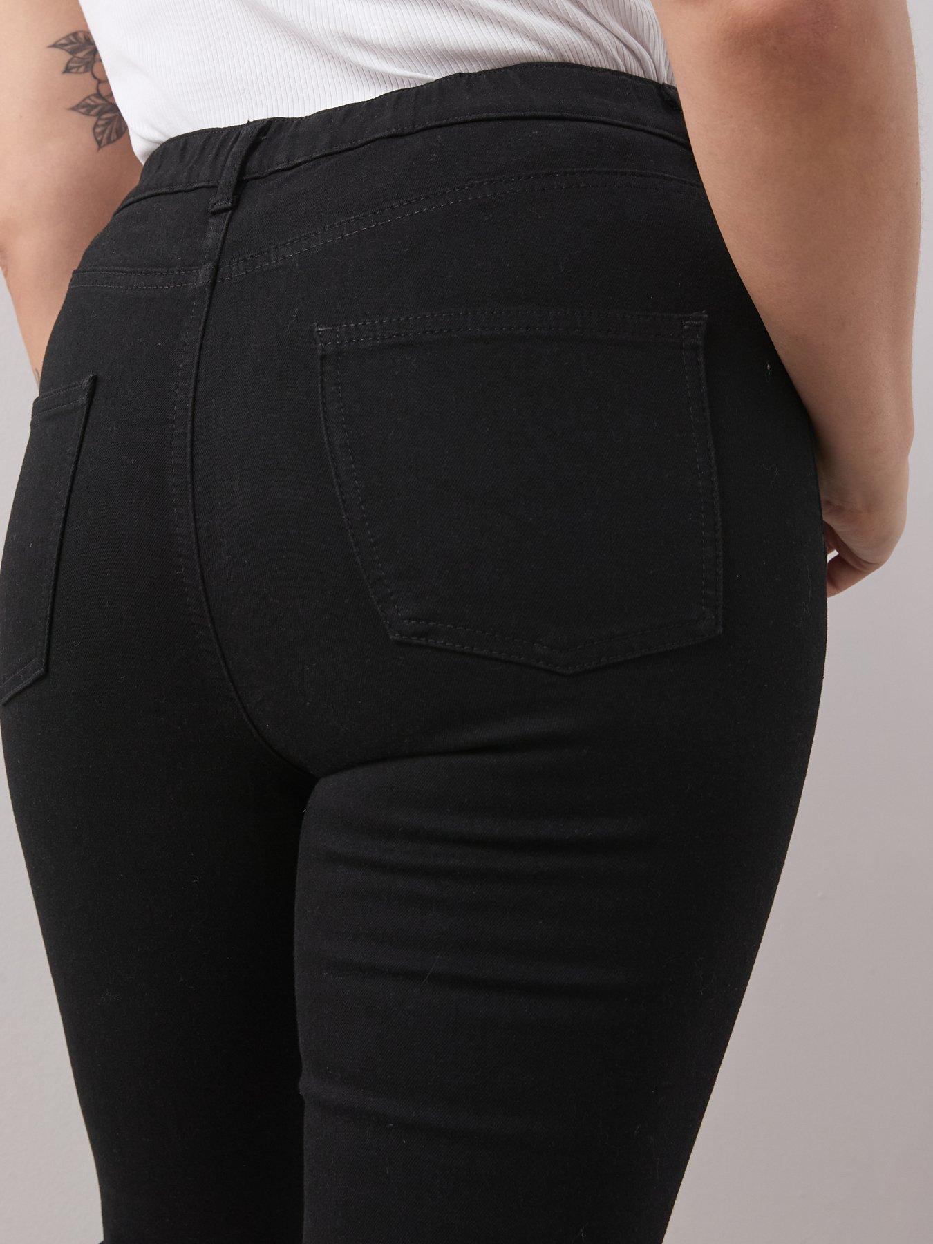 Image 5 of 6 of The Very Collection Curve Curve Elasticated Waist Capri Jean