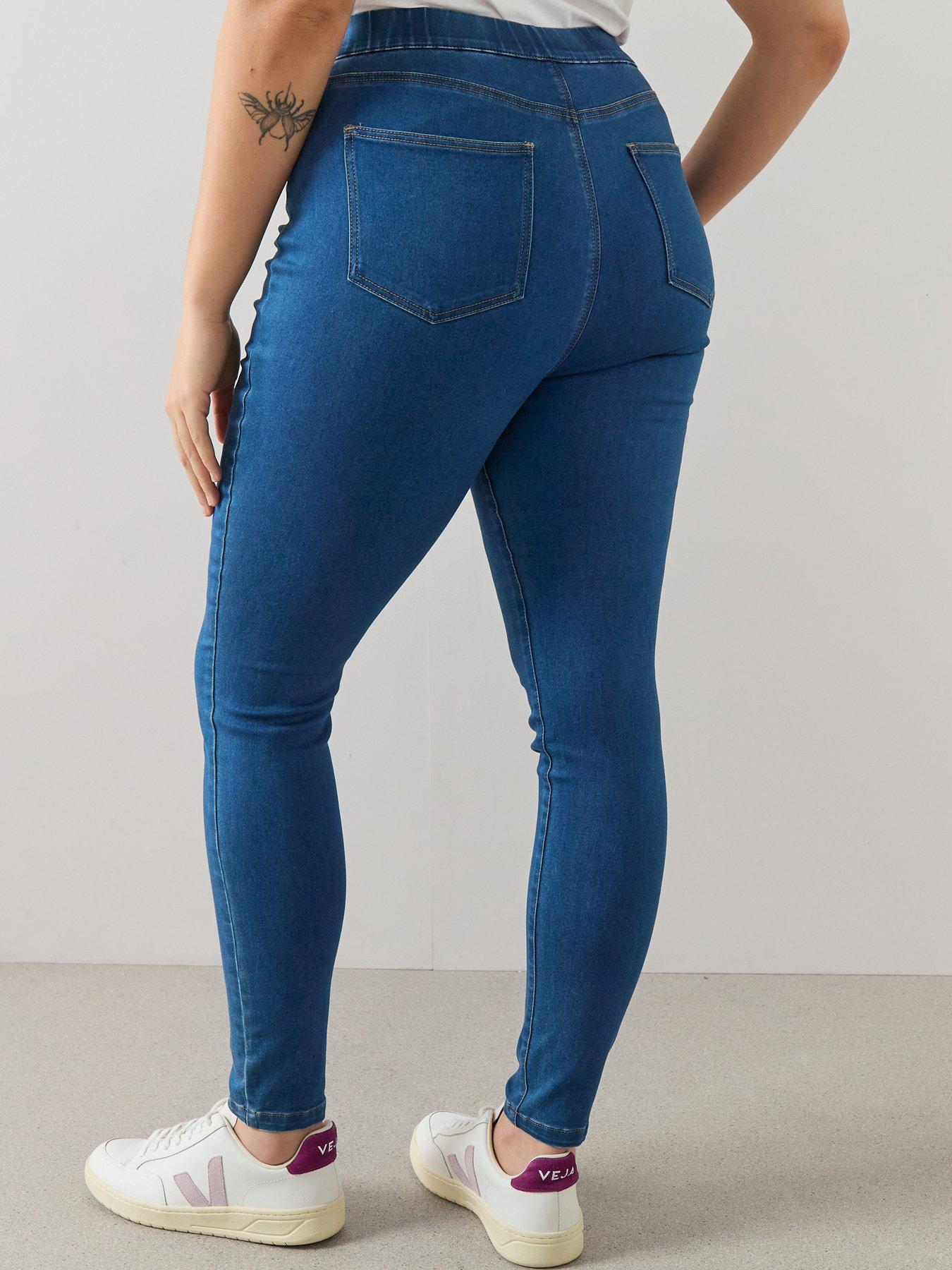 Image 2 of 7 of The Very Collection Curve High Waisted Stretch Jegging