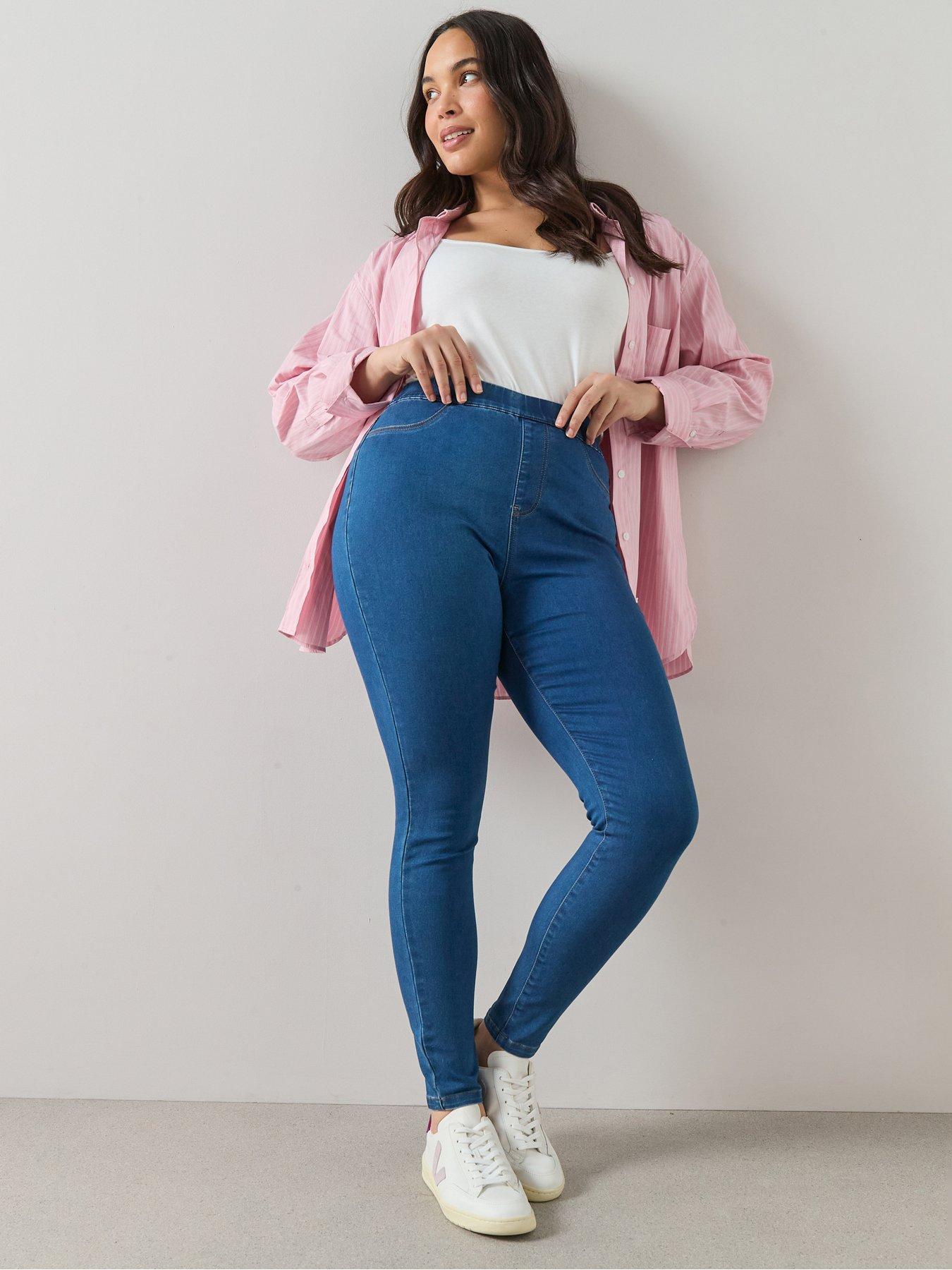 Image 6 of 7 of The Very Collection Curve High Waisted Stretch Jegging