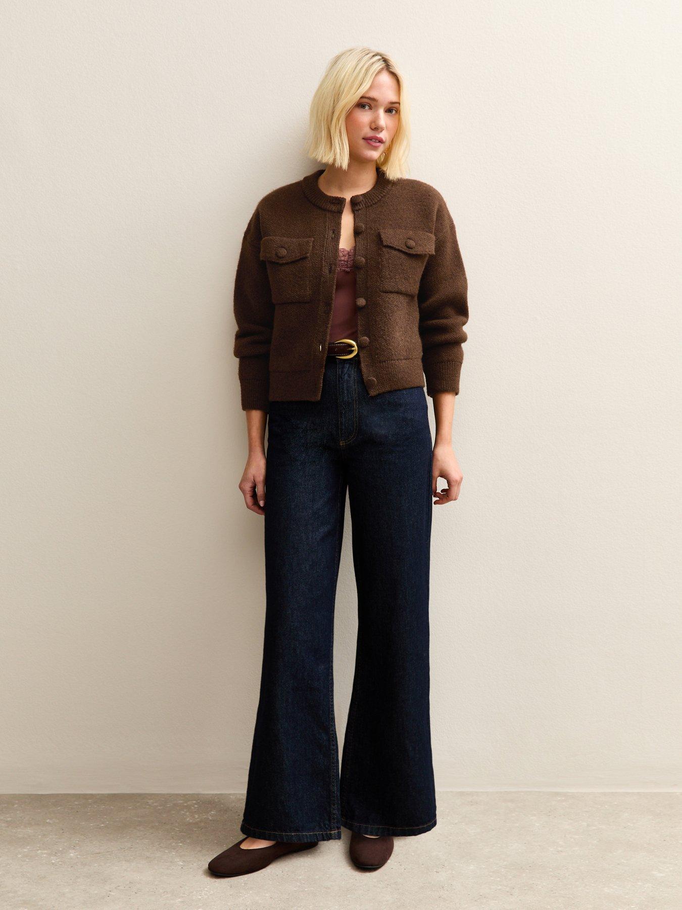 new-look-flap-pocket-knitted-bomber-jacket-brownback