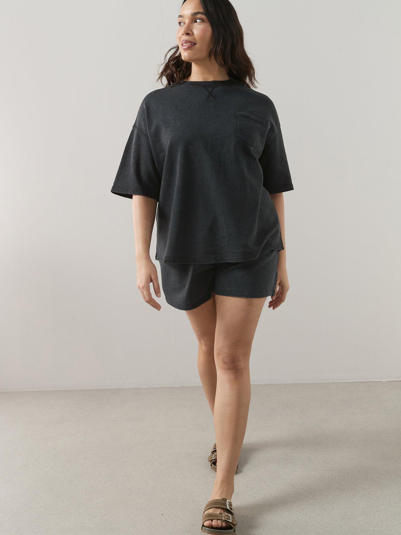 Image 6 of 6 of The Very Collection Curve Sweat Short Co-ord Set