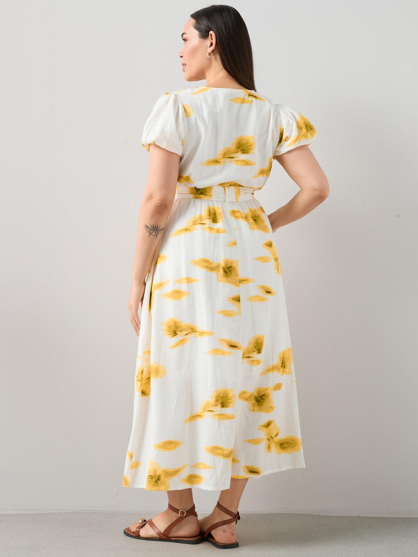 Image 4 of 6 of The Very Collection Curve Belted Wrap Midaxi Dress