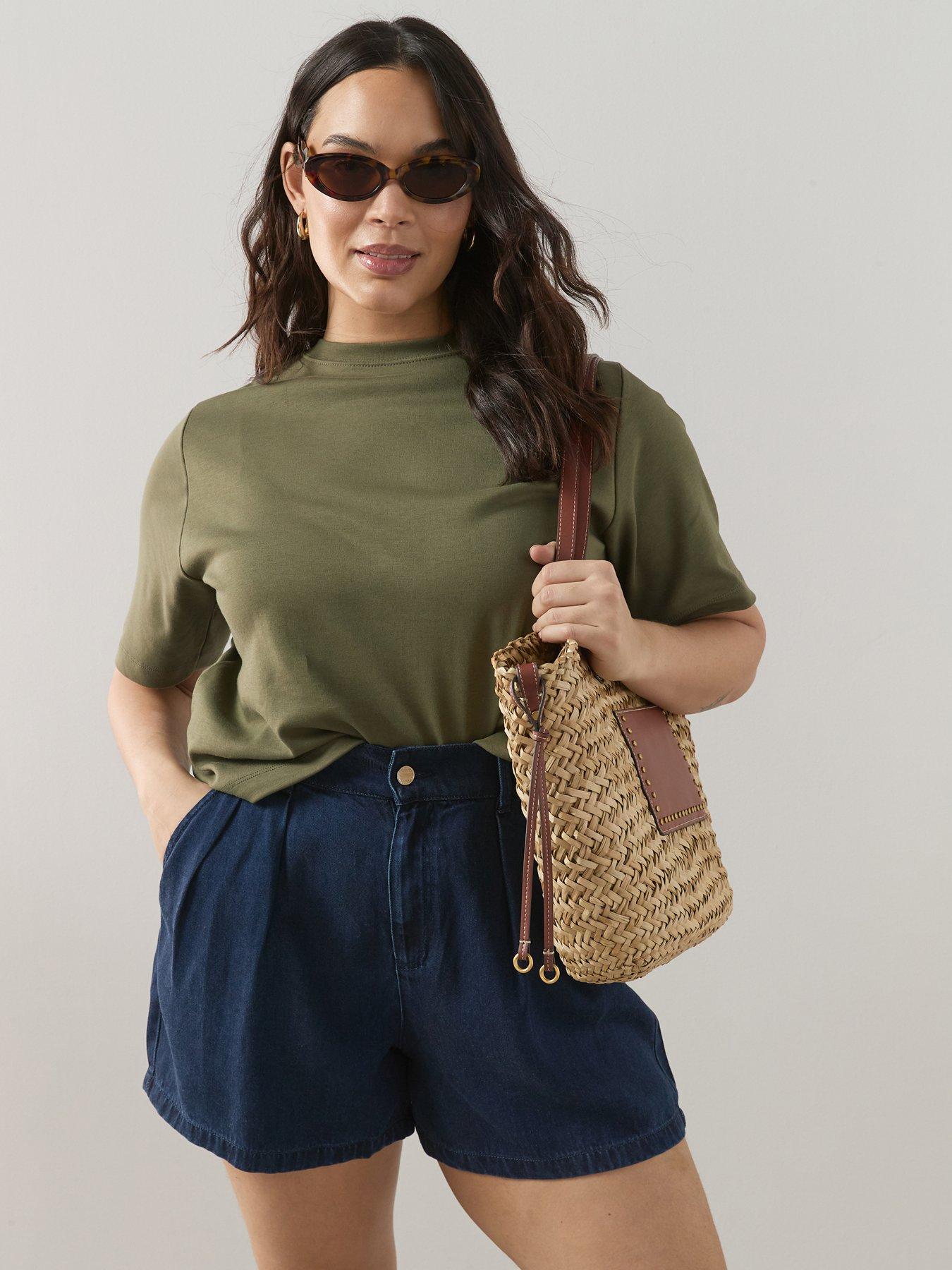 Image 1 of 6 of The Very Collection Curve Soft Touch Denim Elasticated Waist Jean