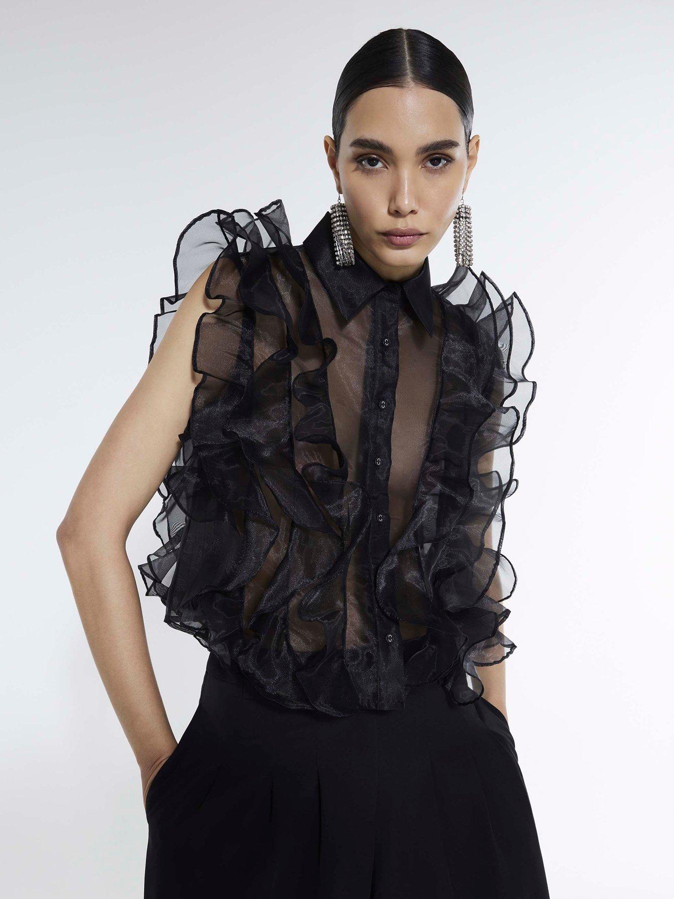 river-island-ruffle-blouse-blackfront