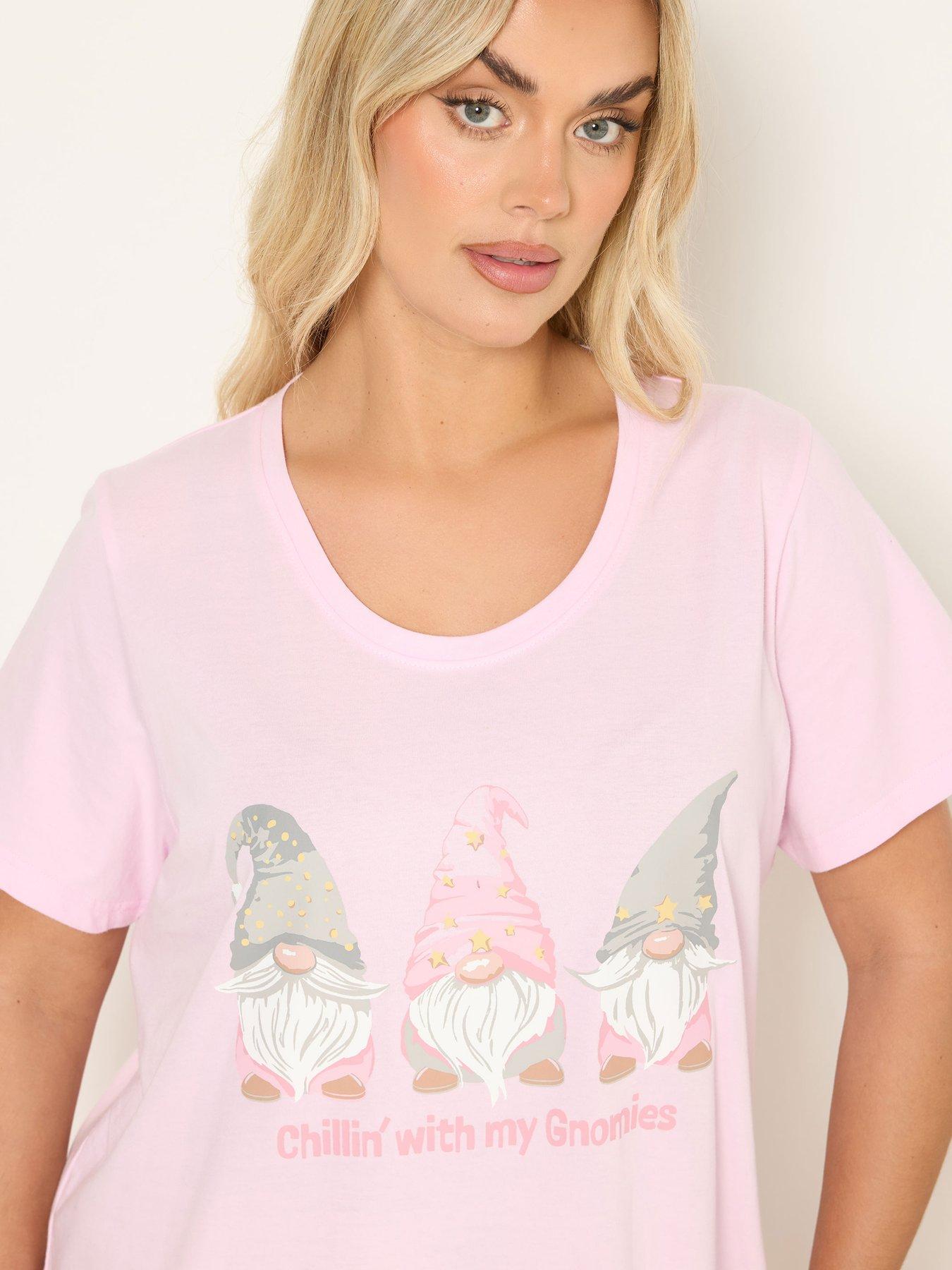 yours-curve-gonk-dipped-back-nightdress-pinkoutfit