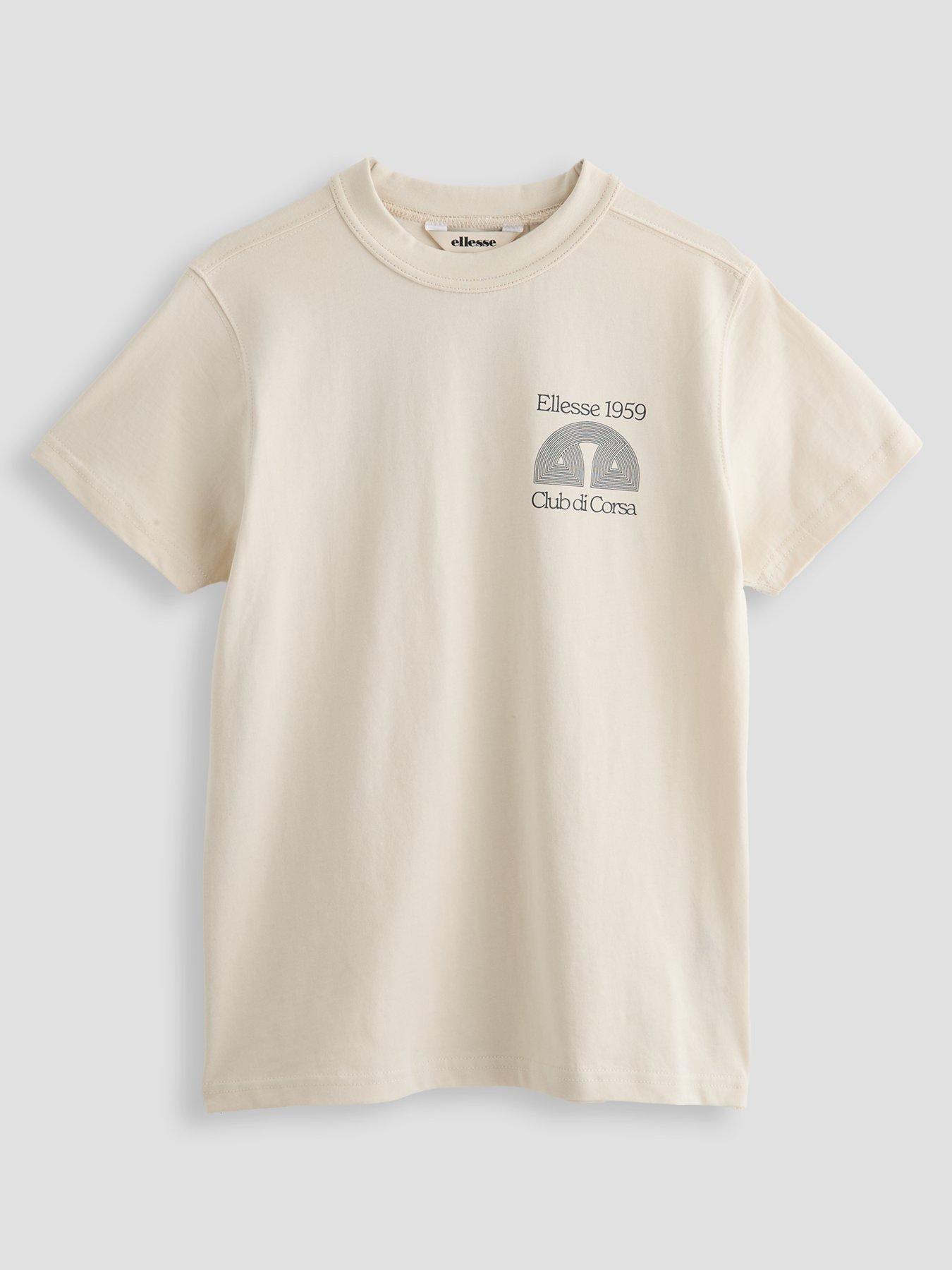 Ellesse Porrus Jnr T-Shirt - Off White